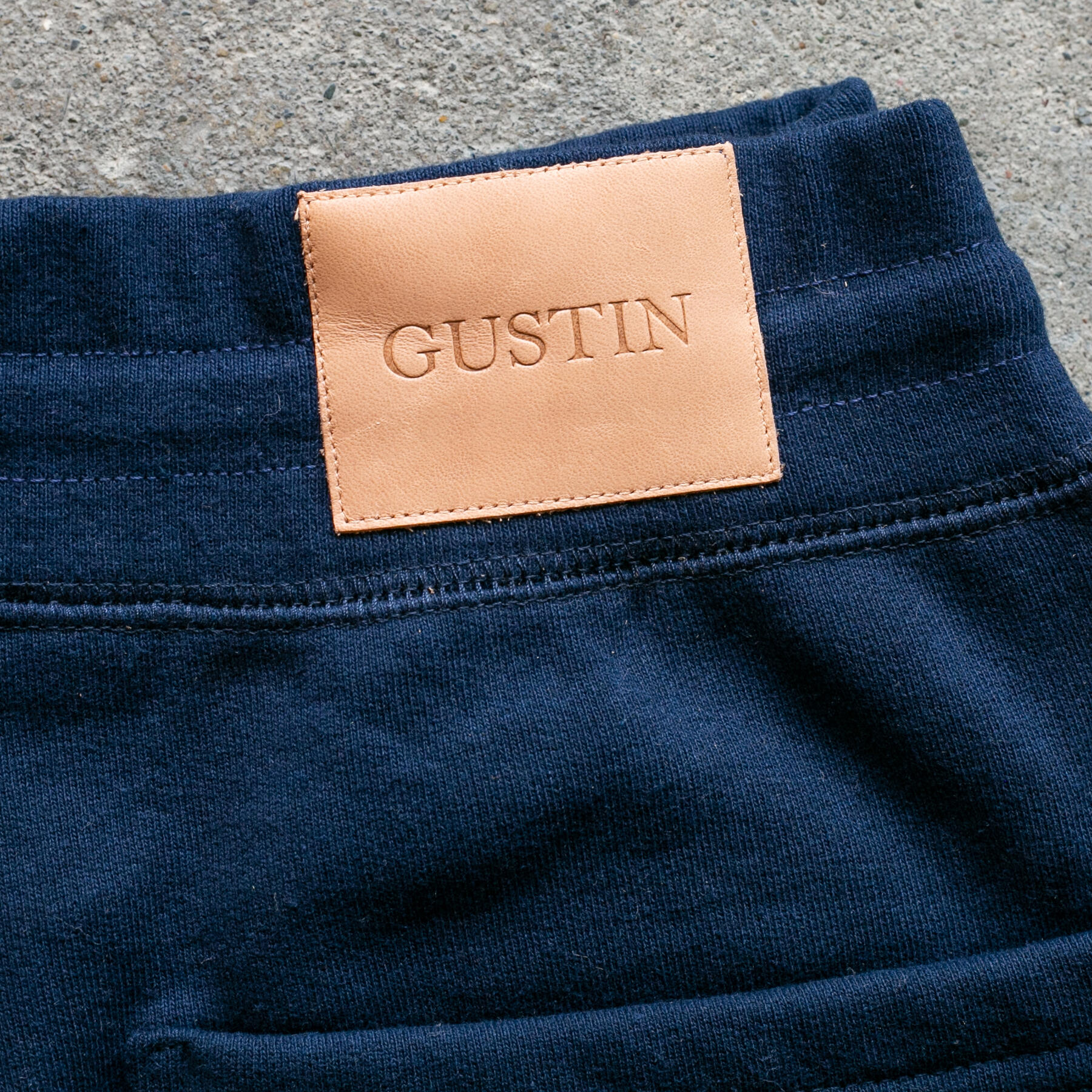 gustin vintage heavyweight sweatpants - navy