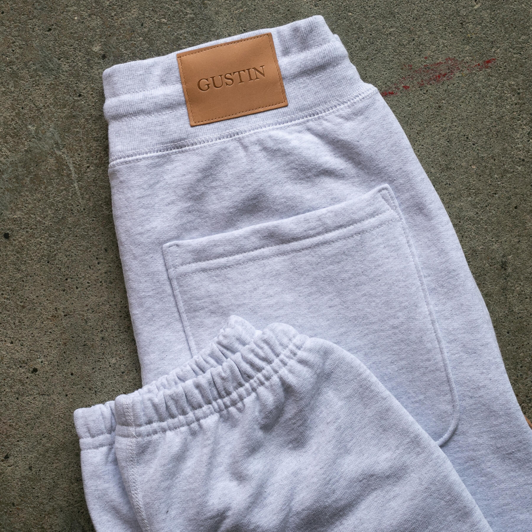 gustin vintage heavyweight sweatpants - smoke