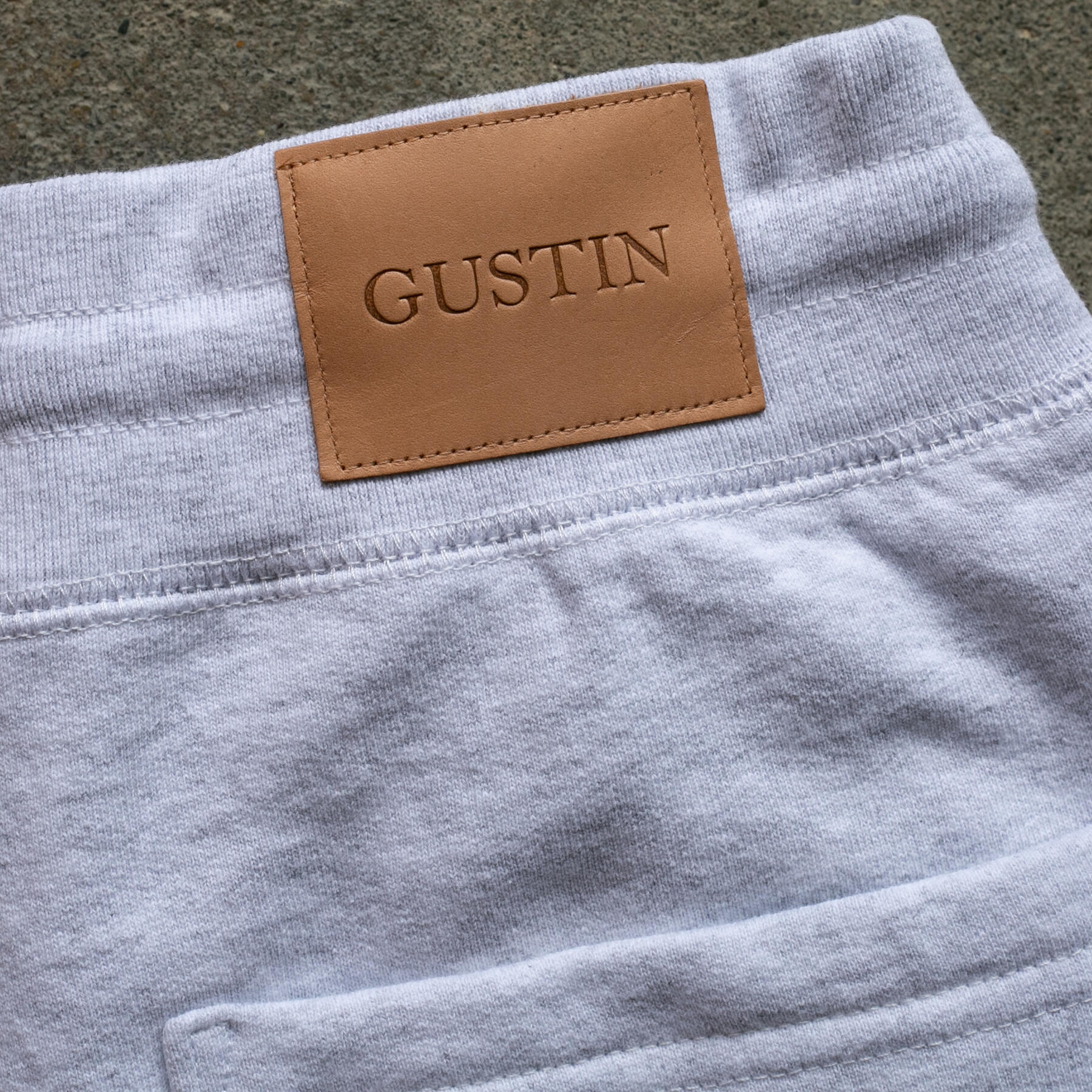 gustin vintage heavyweight sweatpants - smoke