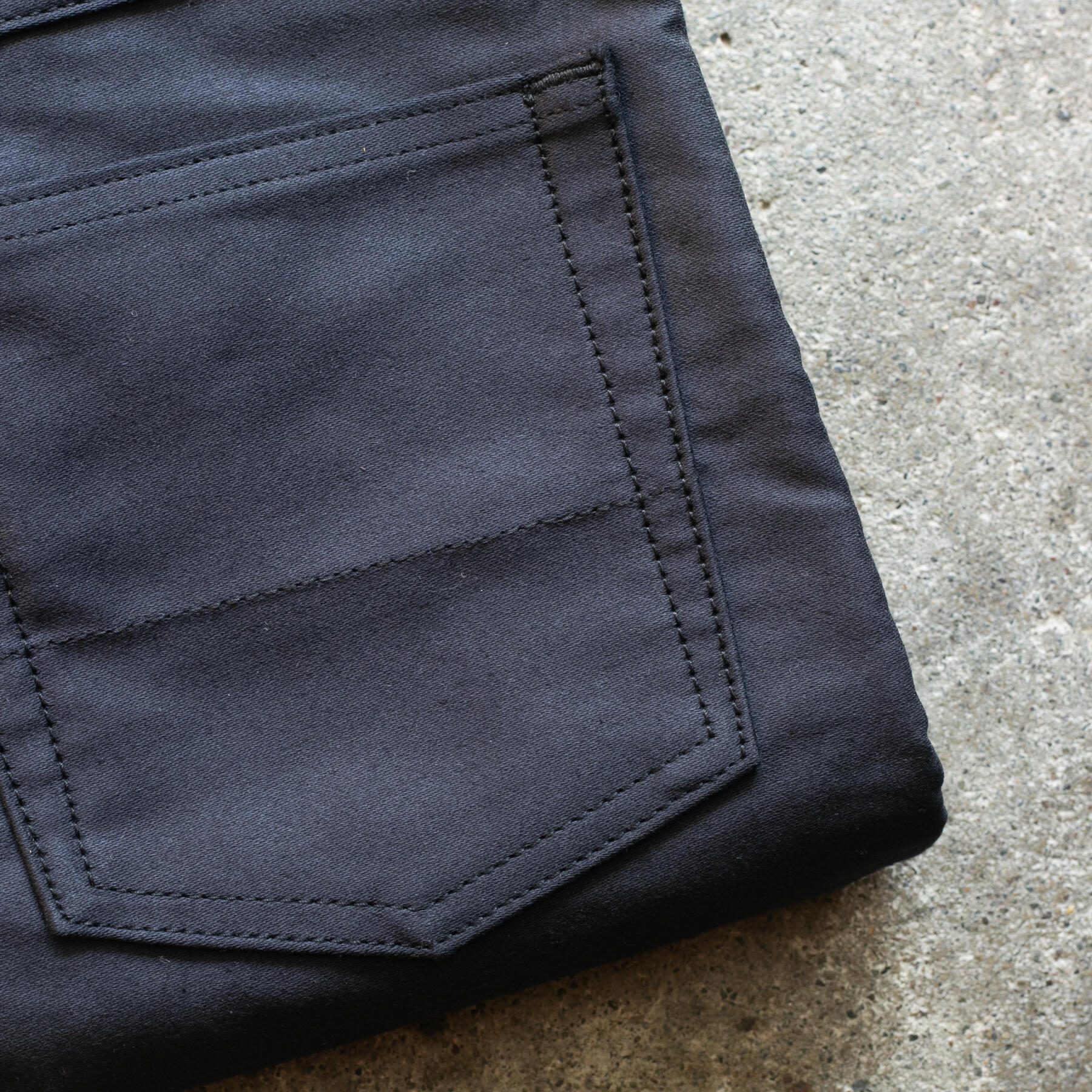 gustin #358 repro french worker moleskin 5 pocket - black