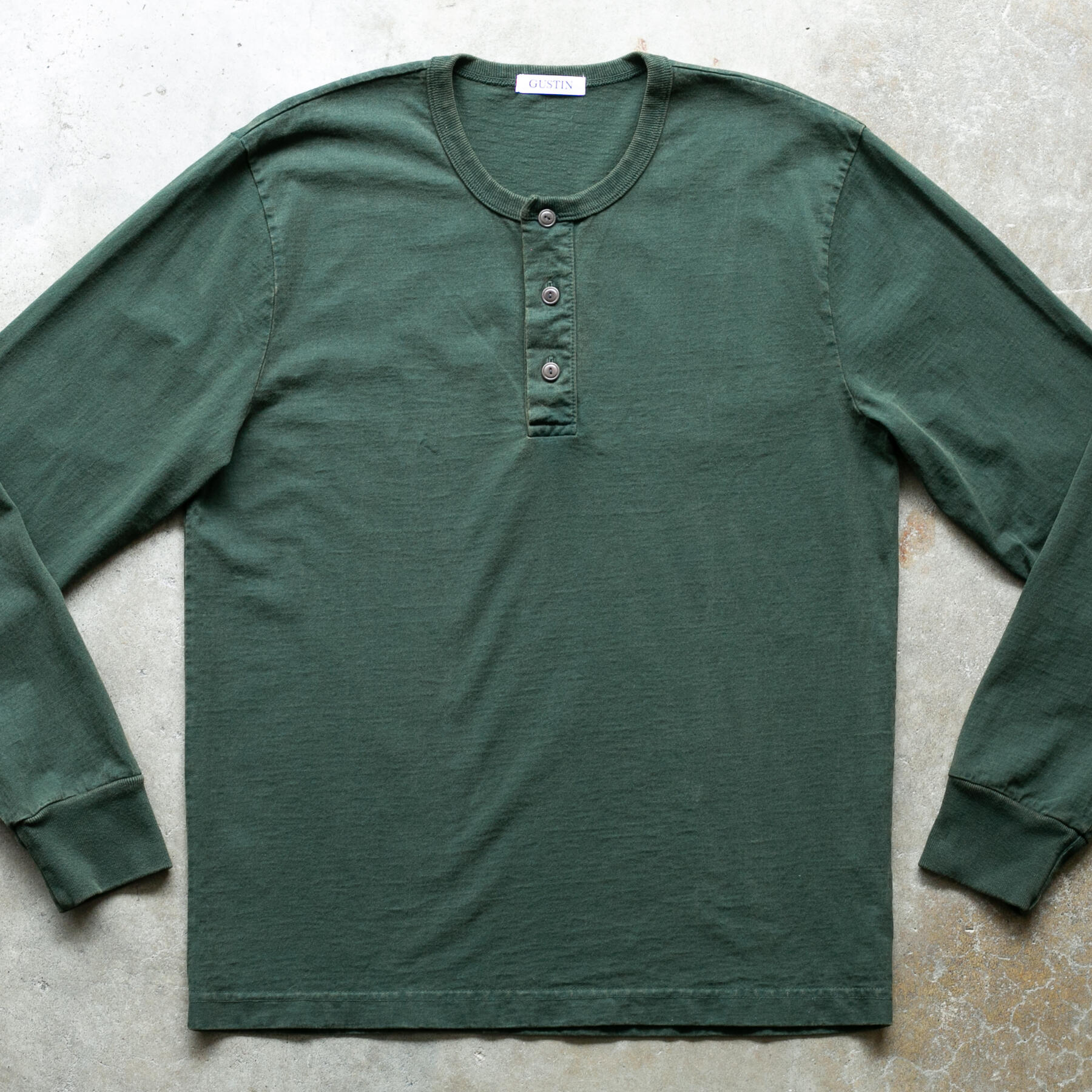 gustin american heavy henley - forest