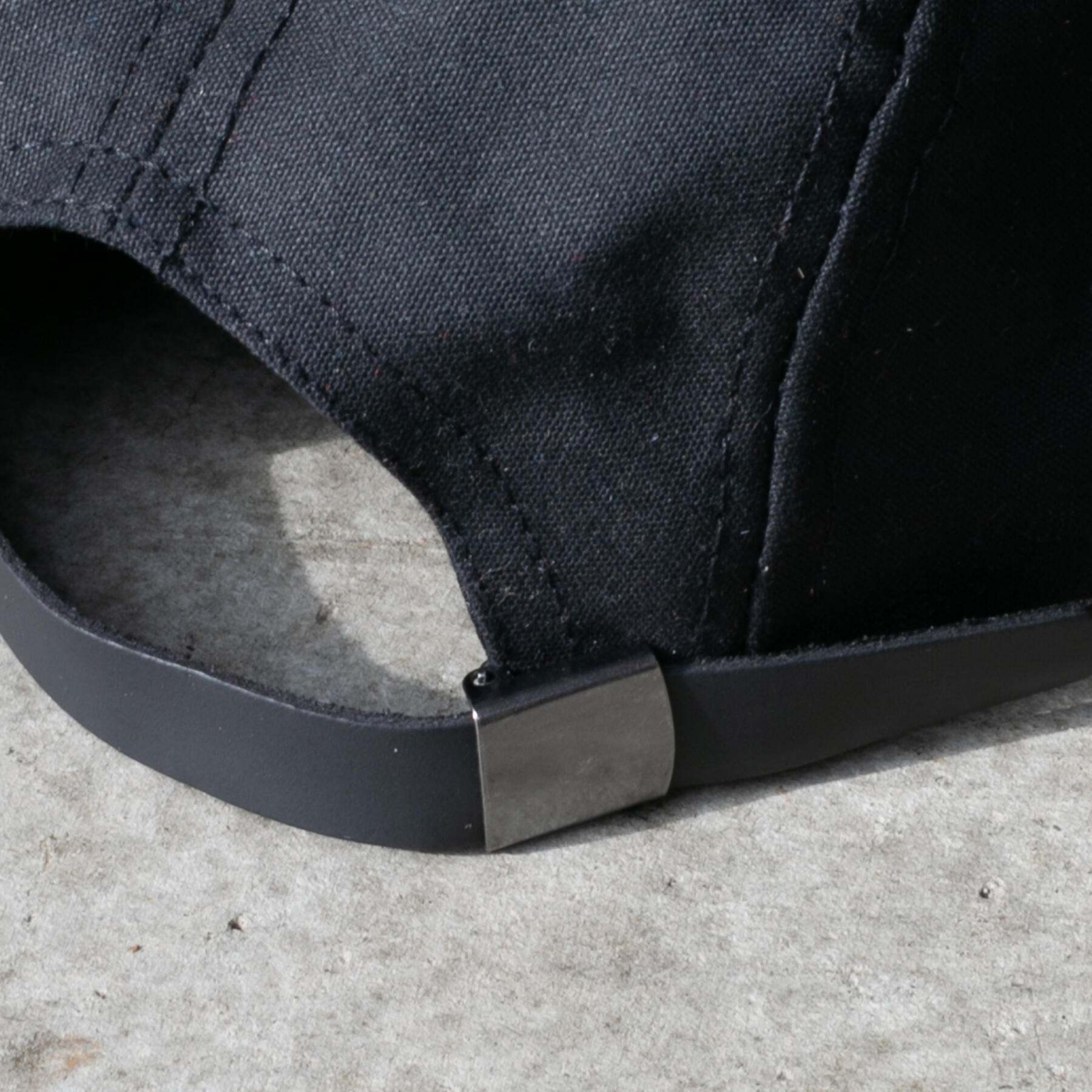 gustin camp hat - black waxed canvas