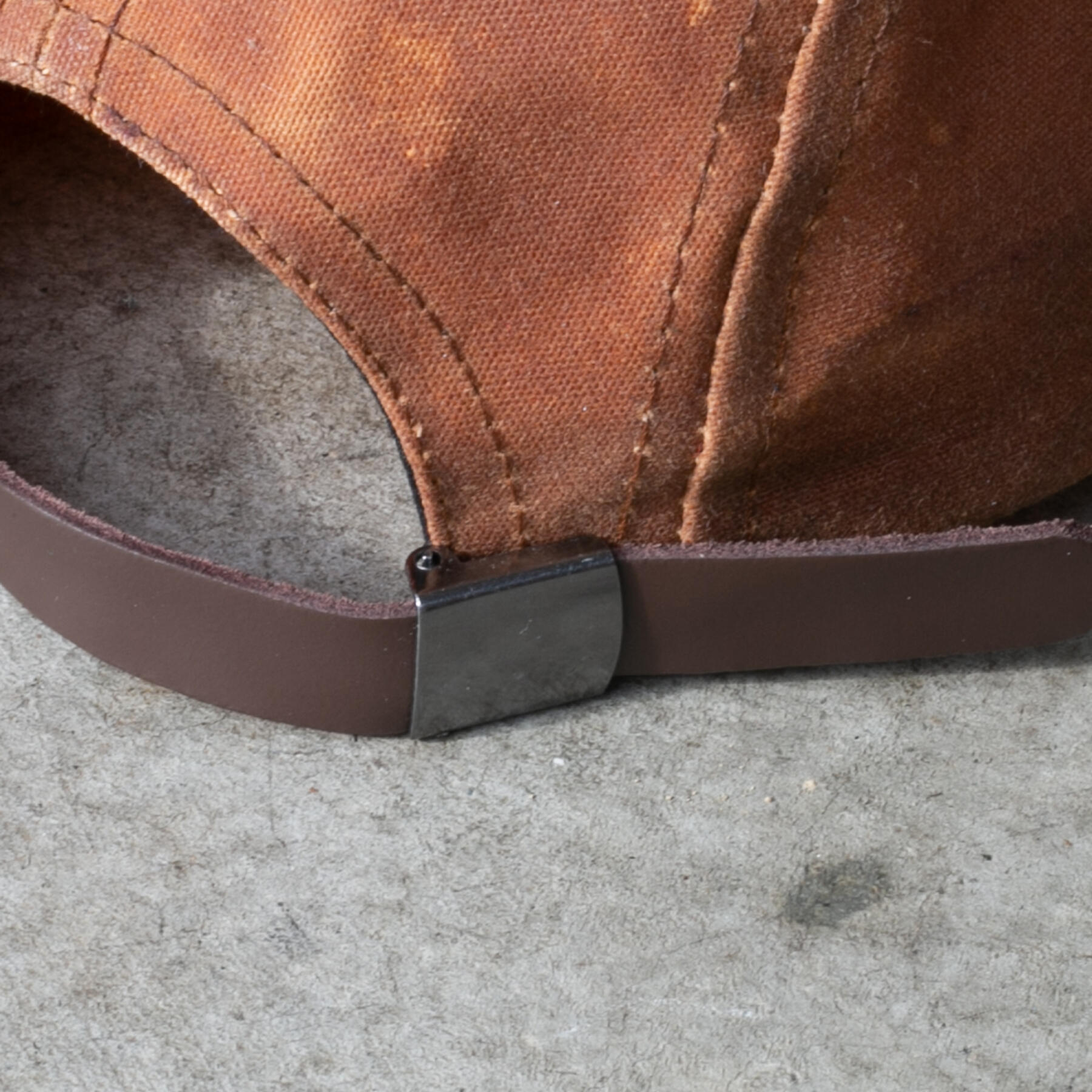 gustin camp hat - brown waxed canvas