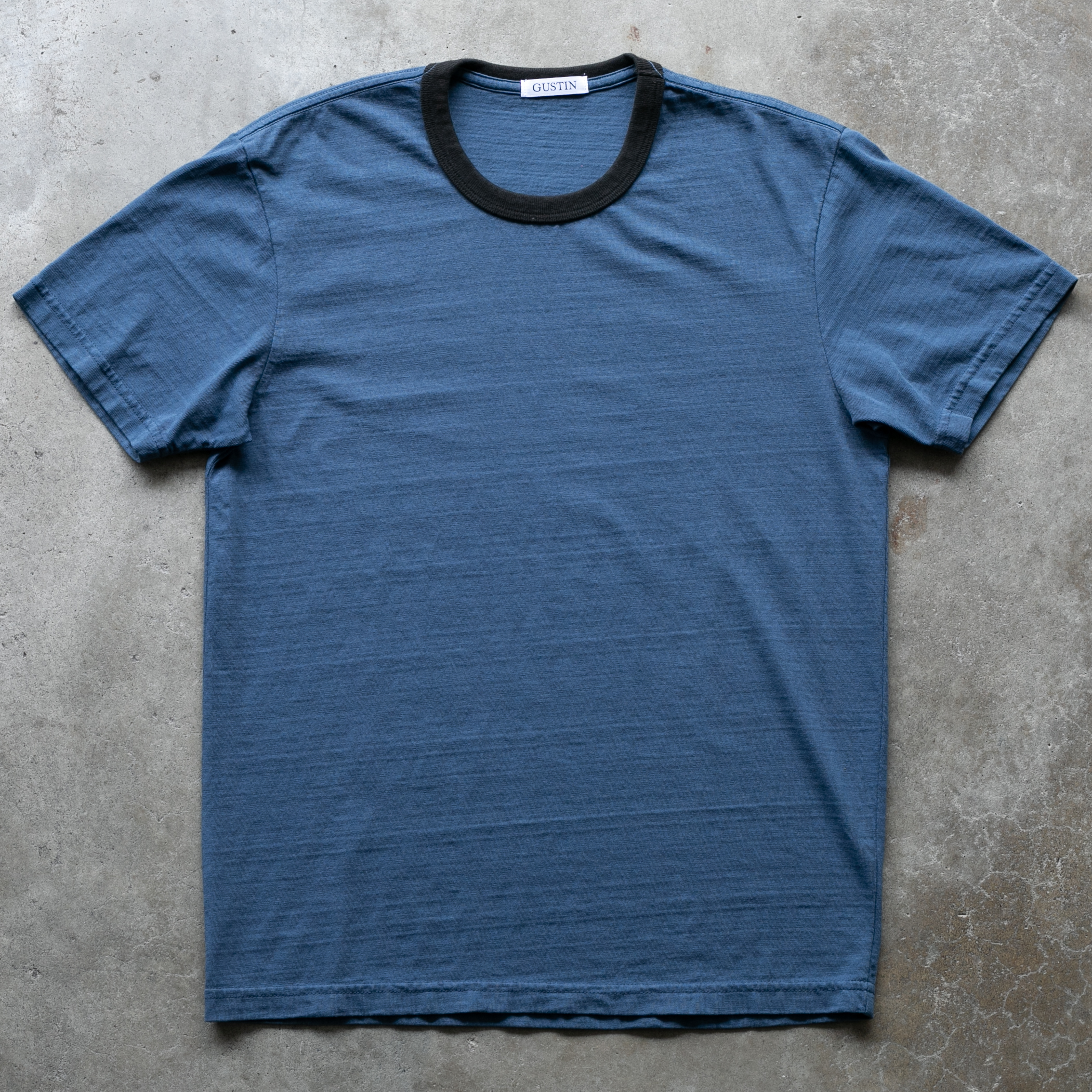次*〜様 Ringer Tee Blueslate Submarine Seas db93cb48c0cc768e8602a202eea518