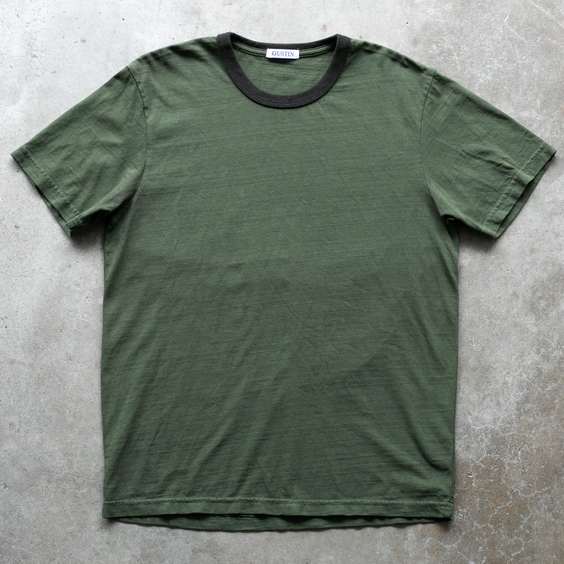 gustin american heavy ringer t-shirt 5 pack