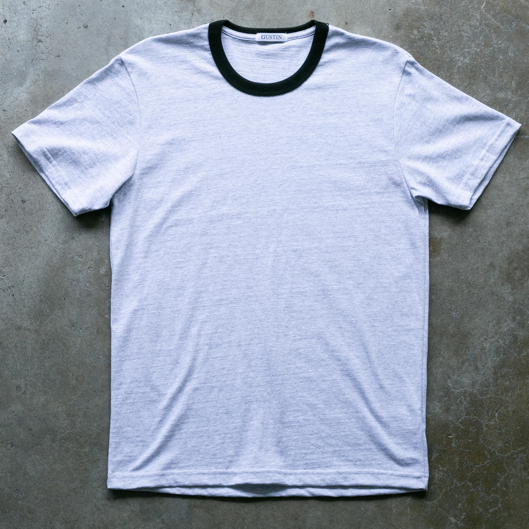 gustin american heavy ringer t-shirt 5 pack