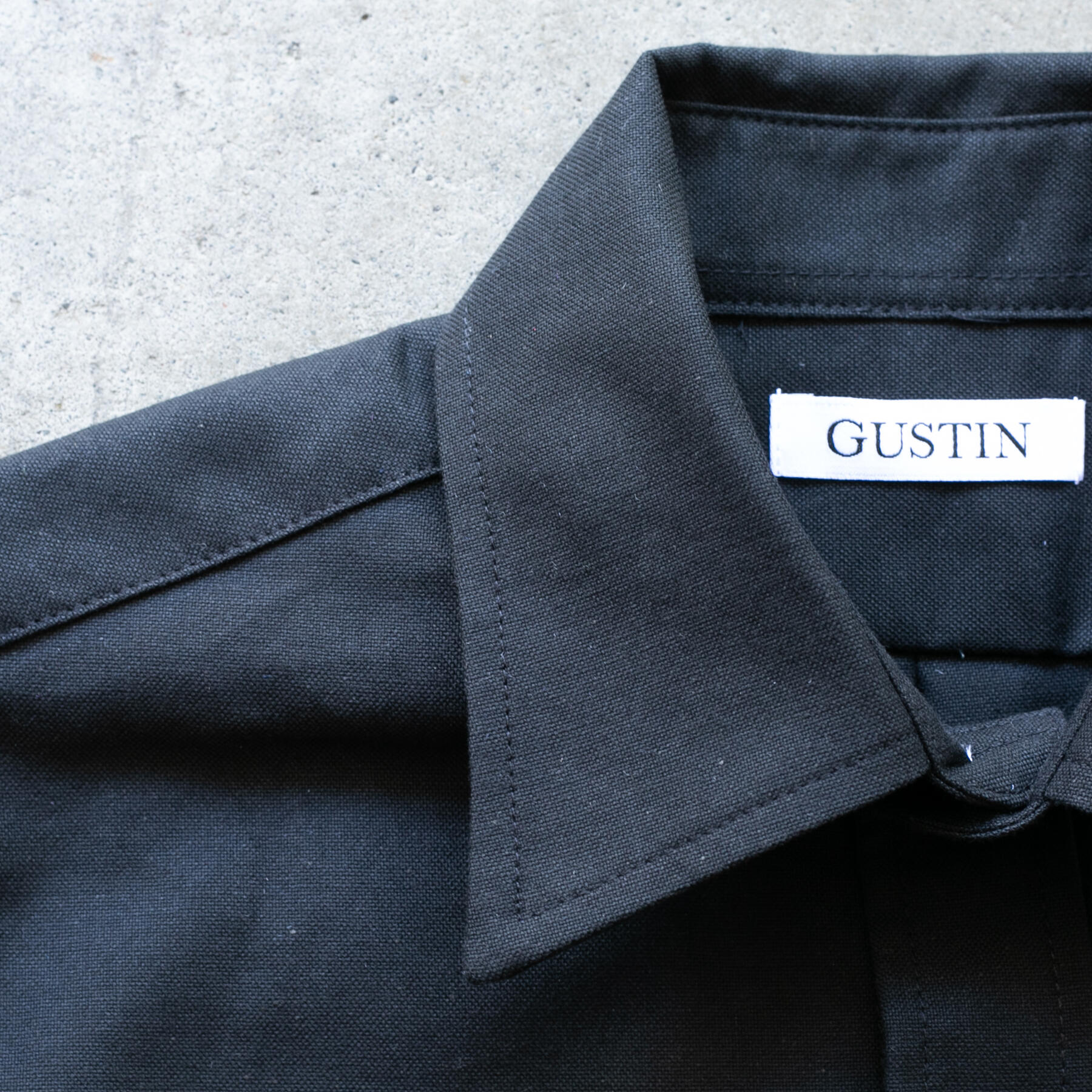 gustin #1209 summer oxford - jet black