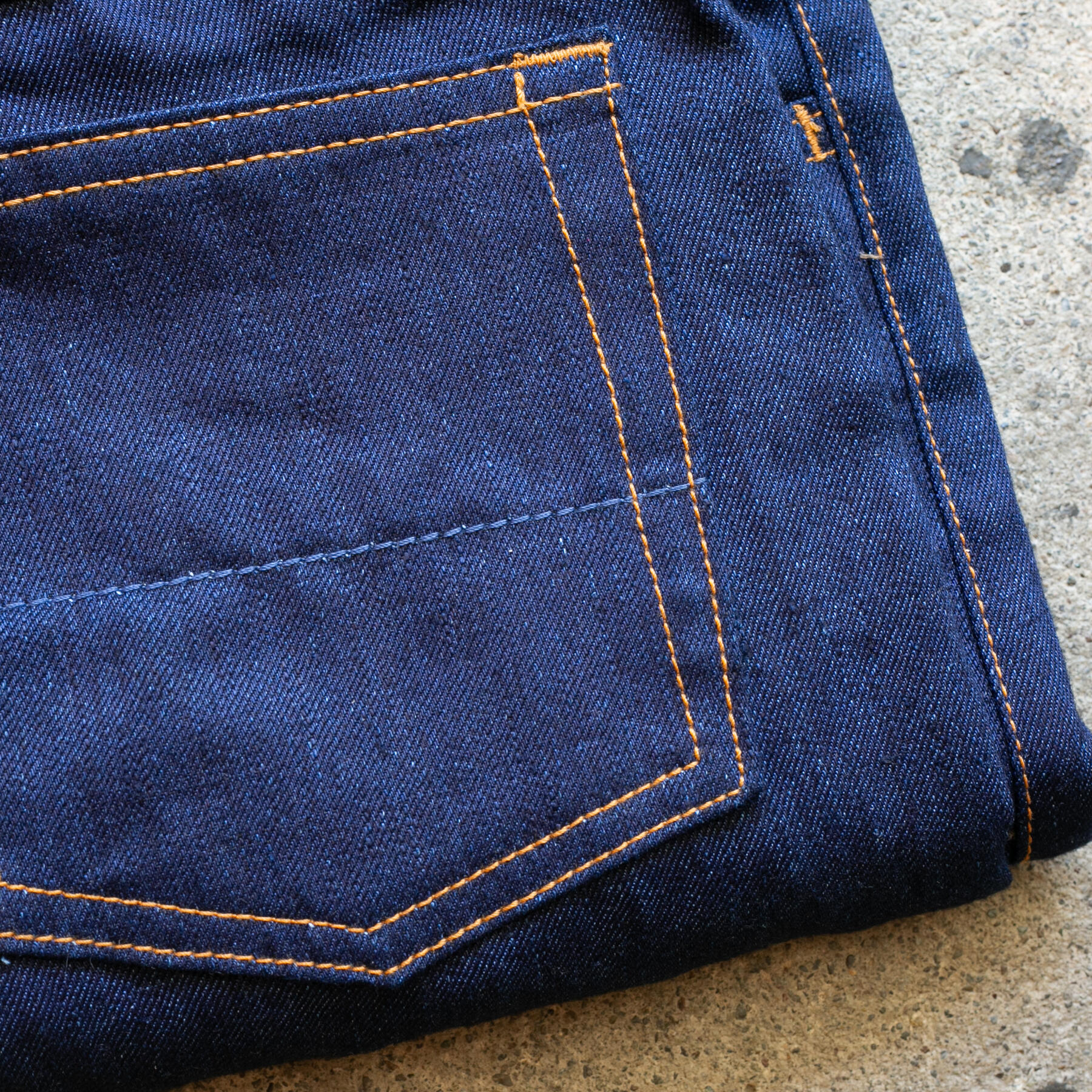 gustin #402 japan linen 100 denim - indigoxblack