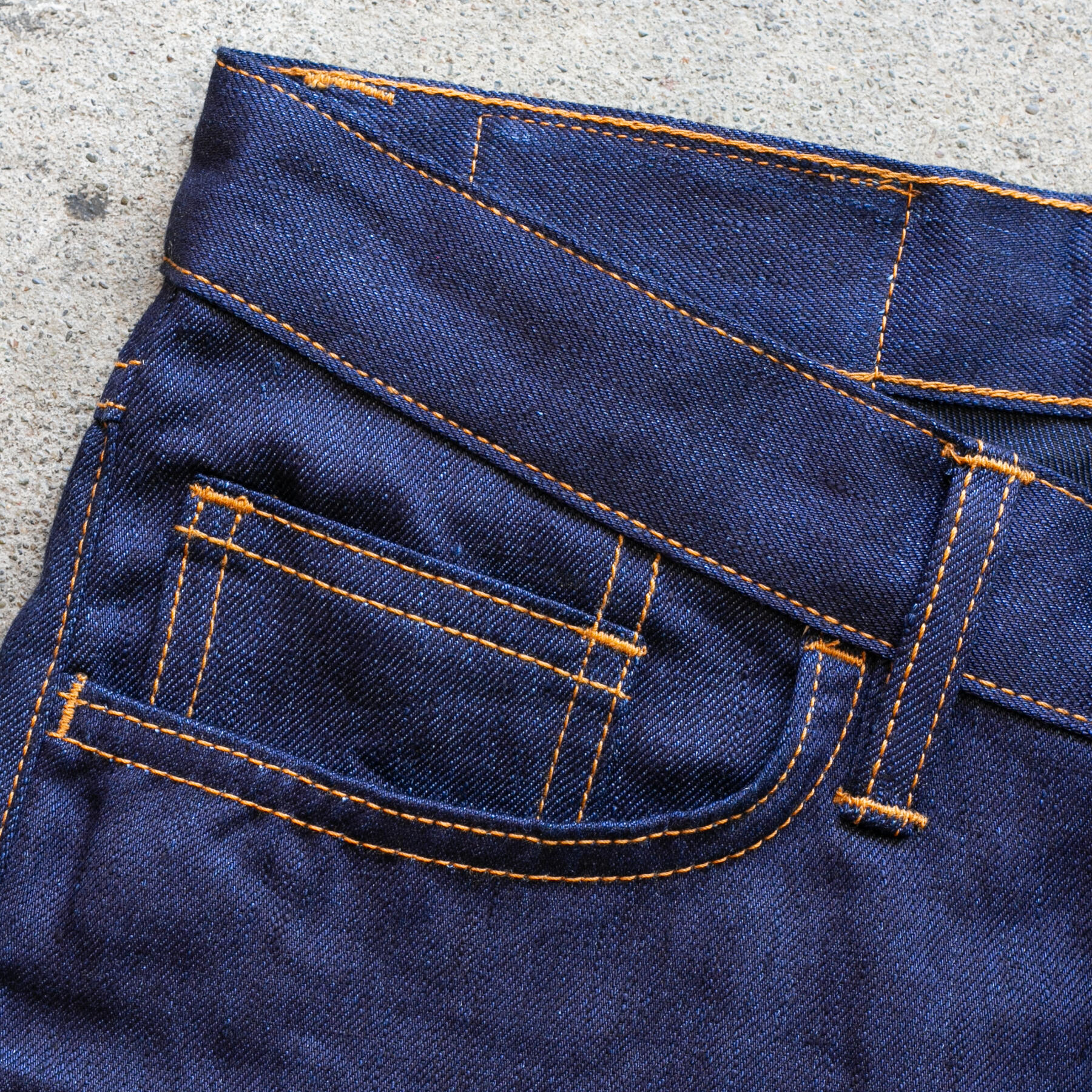 gustin #402 japan linen 100 denim - indigoxblack