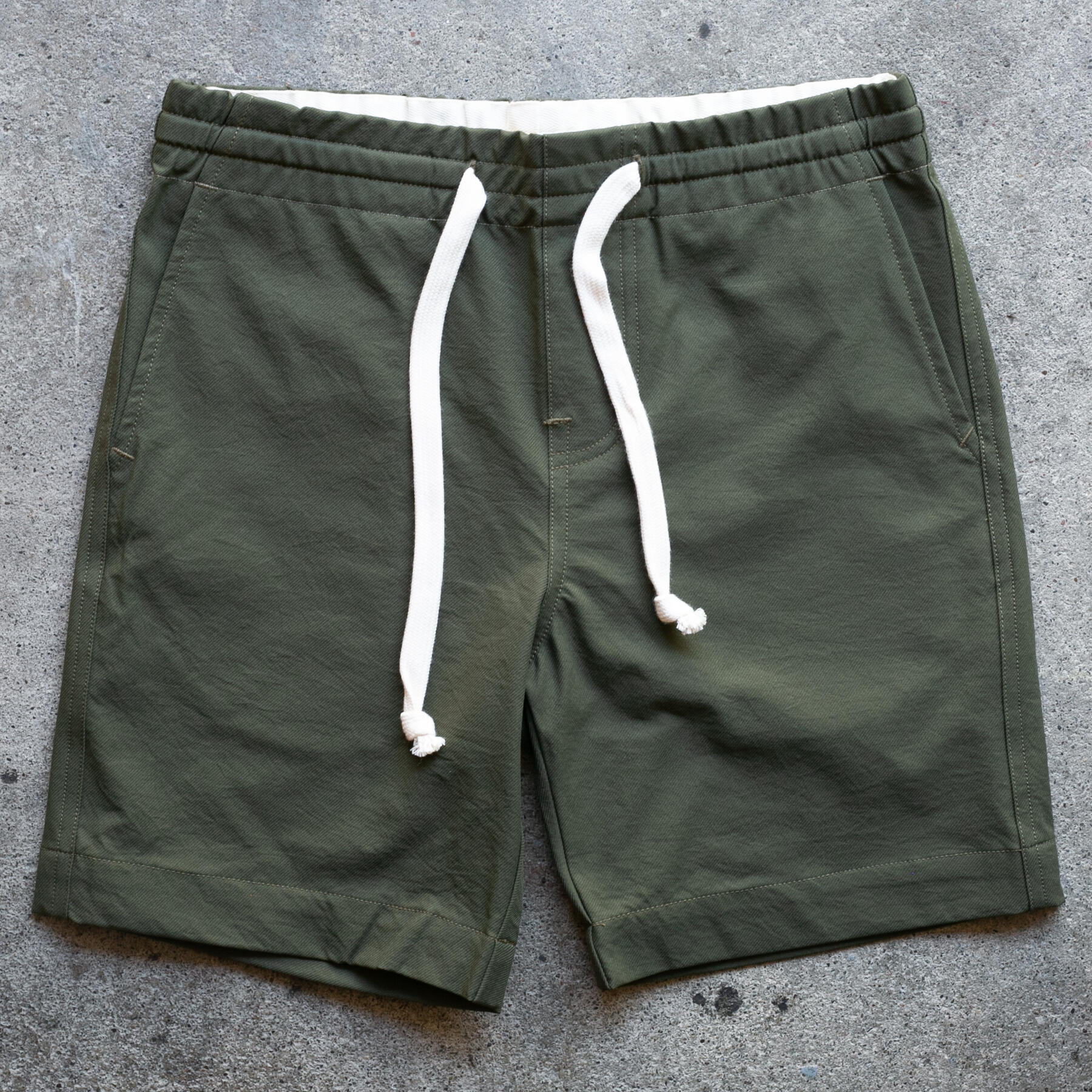 gustin #88 4 way natural nylon shorts - olive