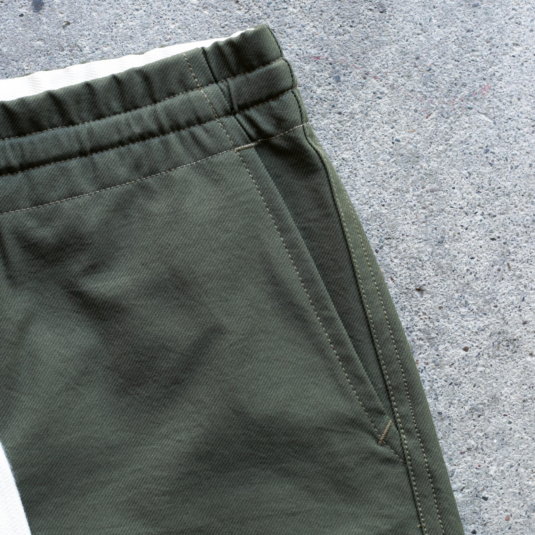 gustin #88 4 way natural nylon shorts - olive