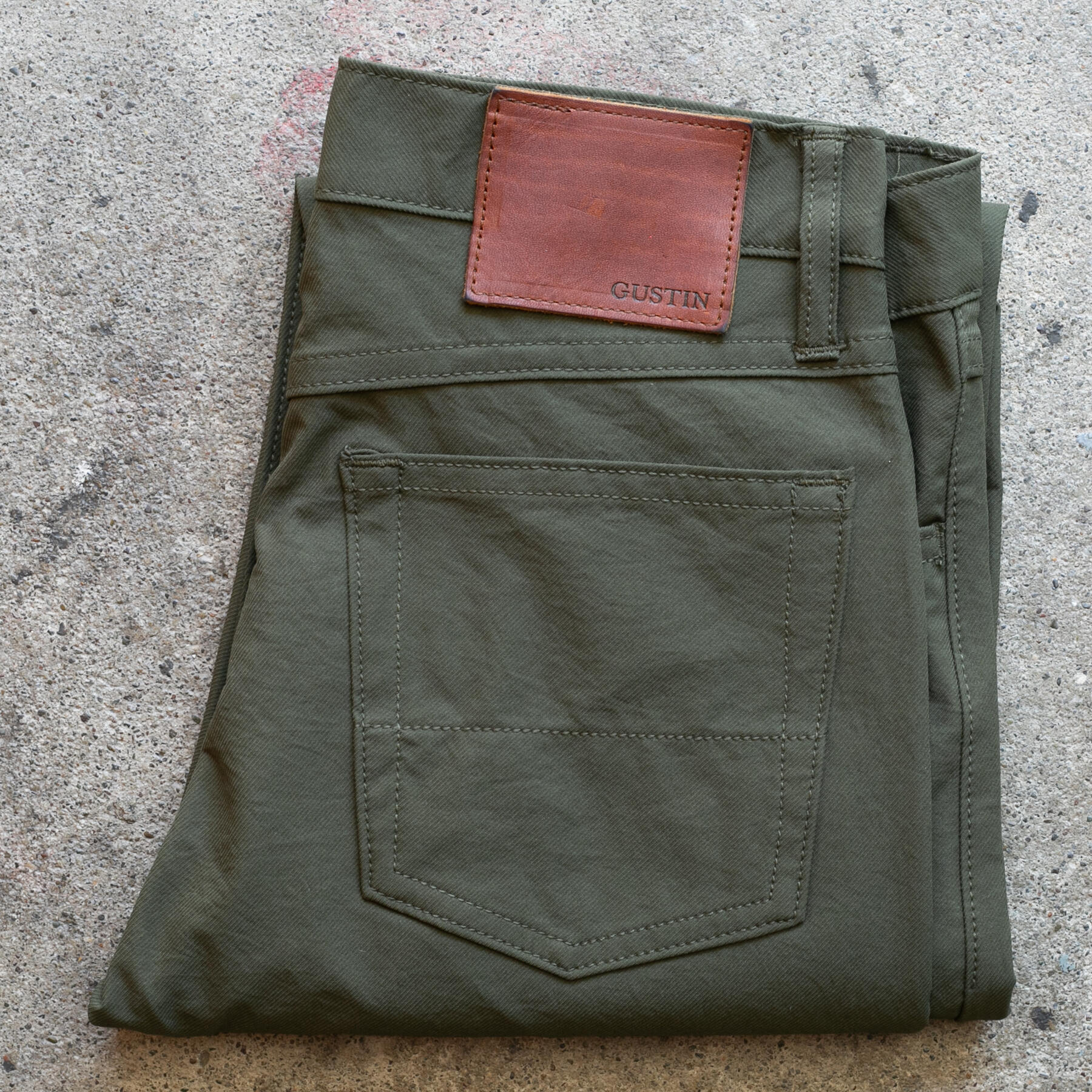 gustin #406 4 way natural nylon - olive