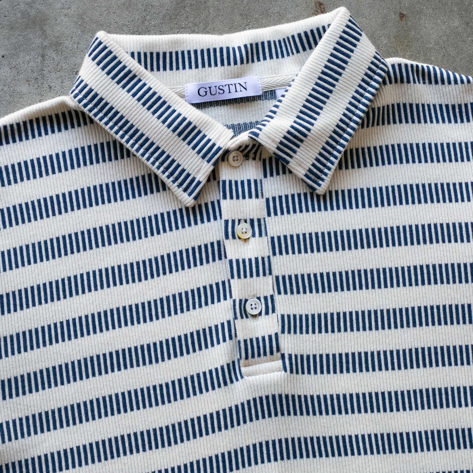 gustin japan block band polo - navy