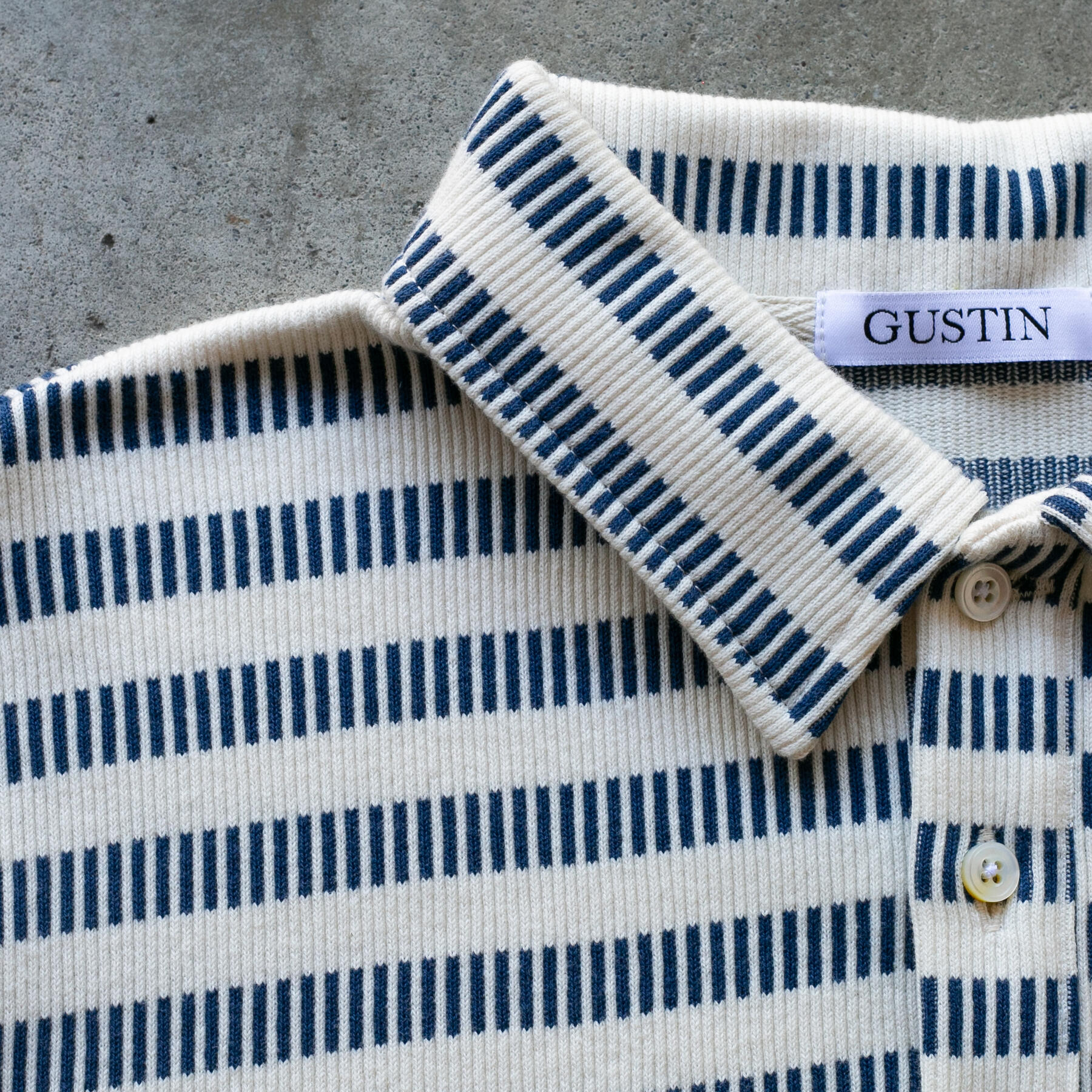 gustin japan block band polo - navy