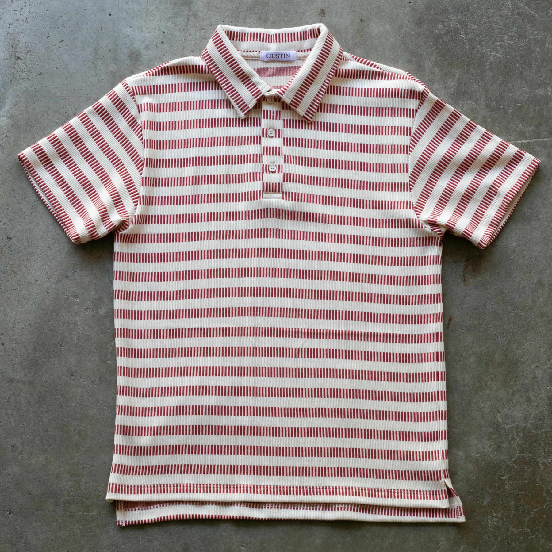 gustin japan block band polo - red