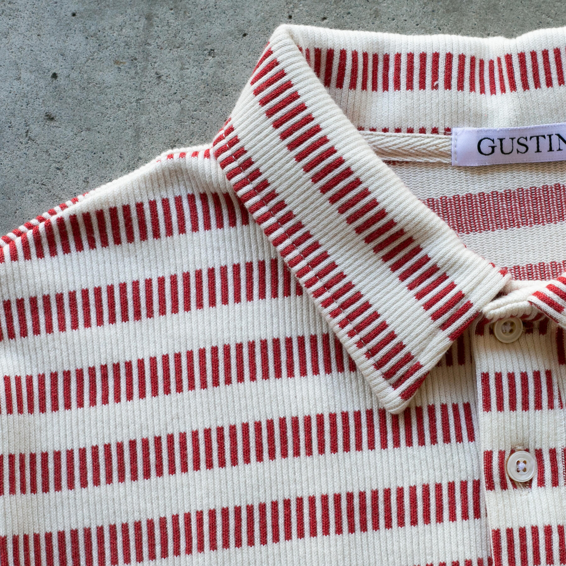 gustin japan block band polo - red