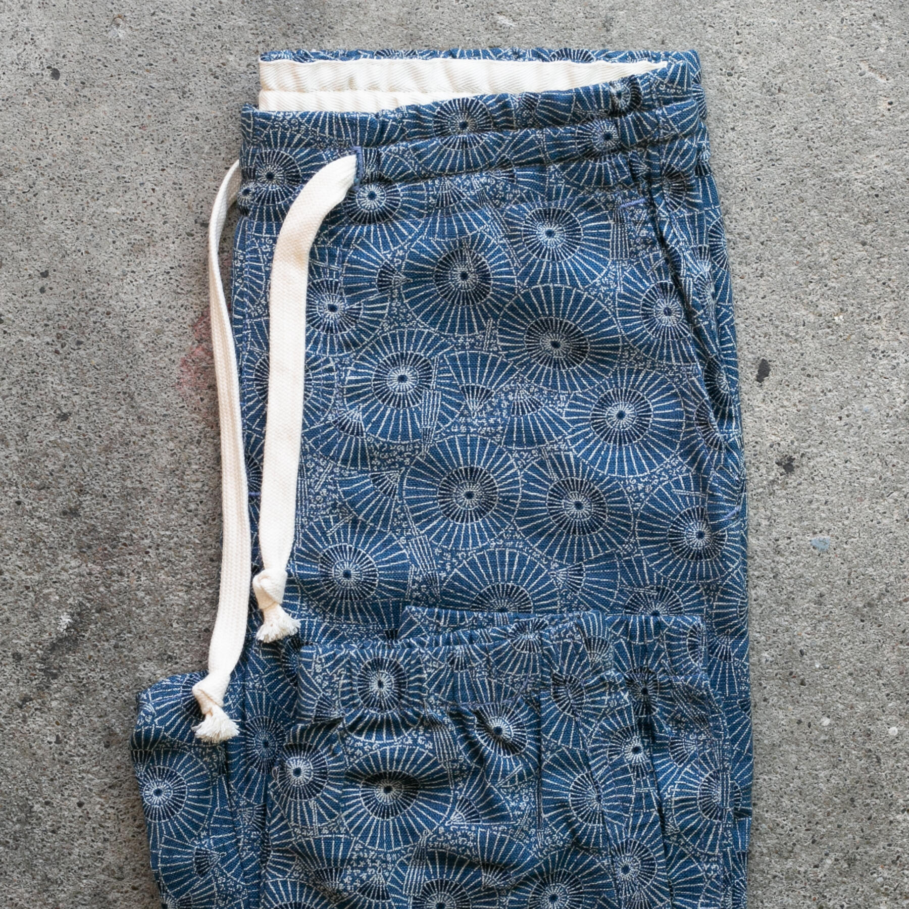gustin japan retro leisure joggers - blue