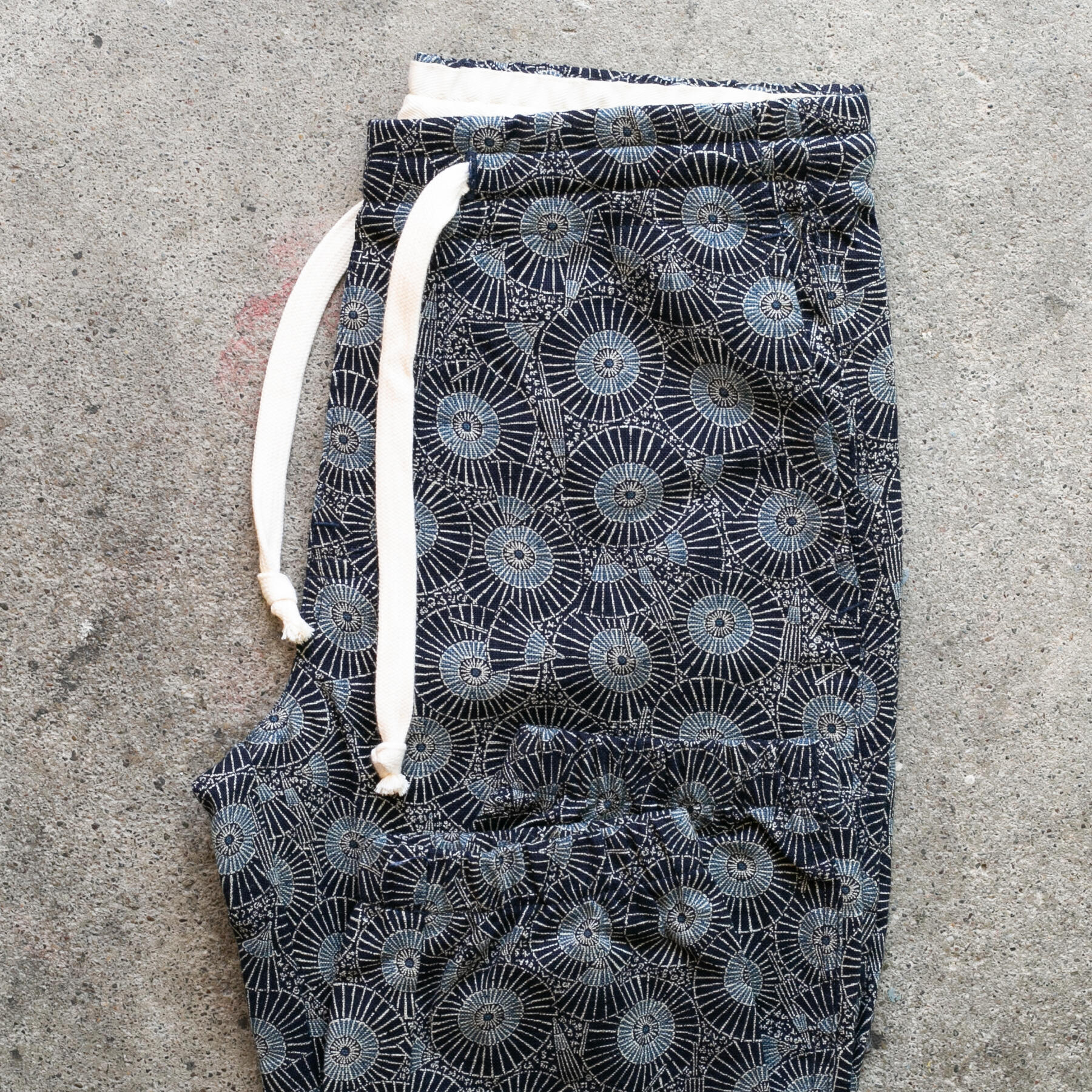 gustin #36 japan retro leisure joggers - midnight