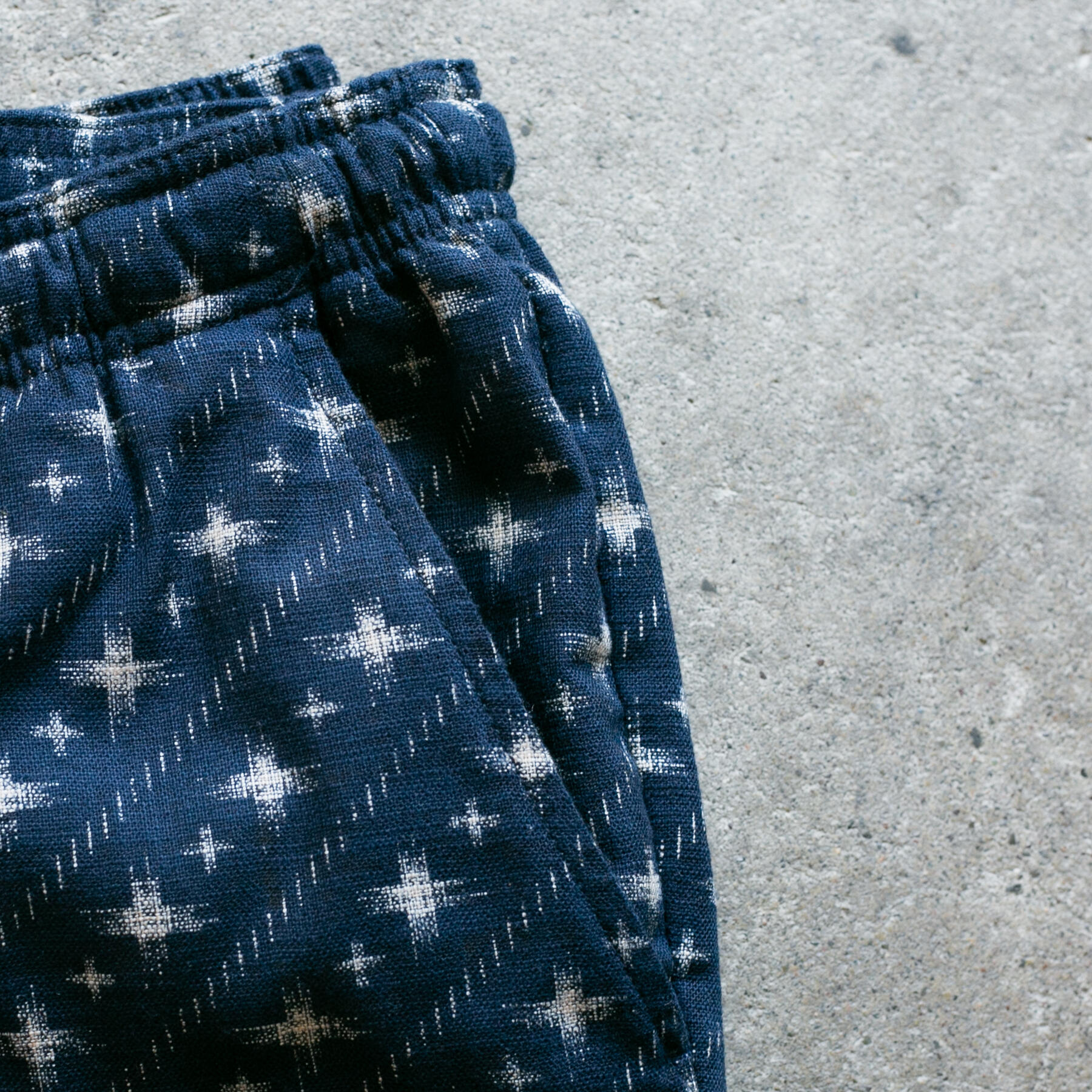 gustin japan indigo burst joggers