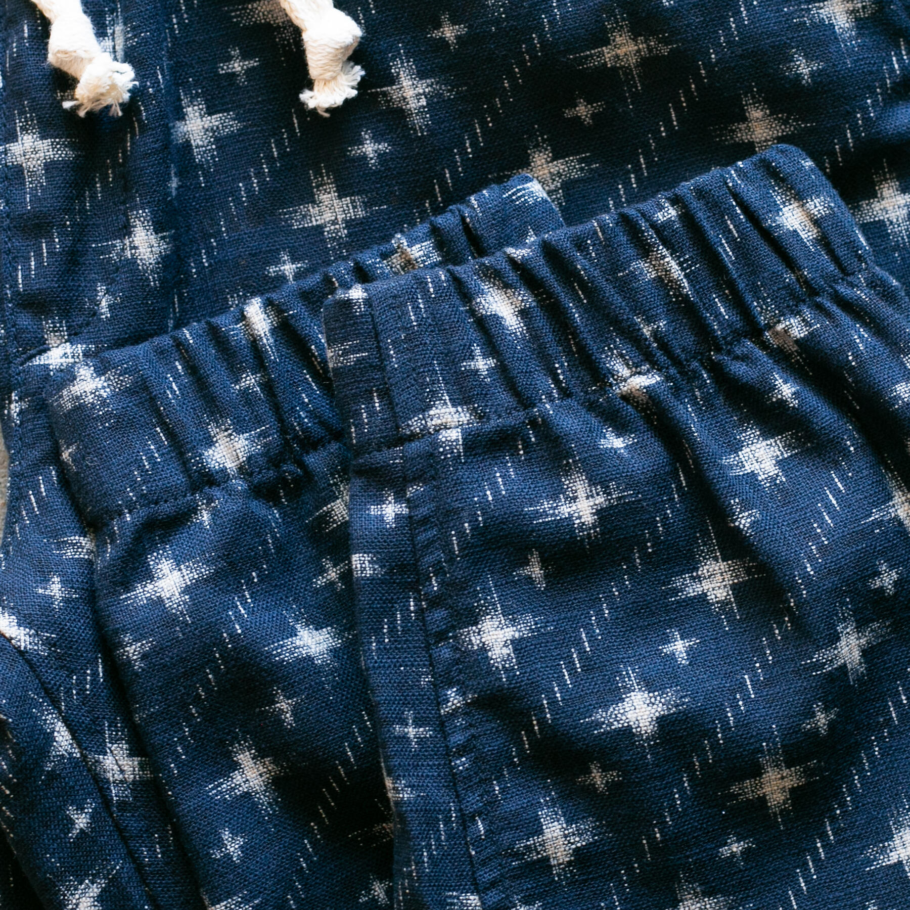 gustin japan indigo burst joggers