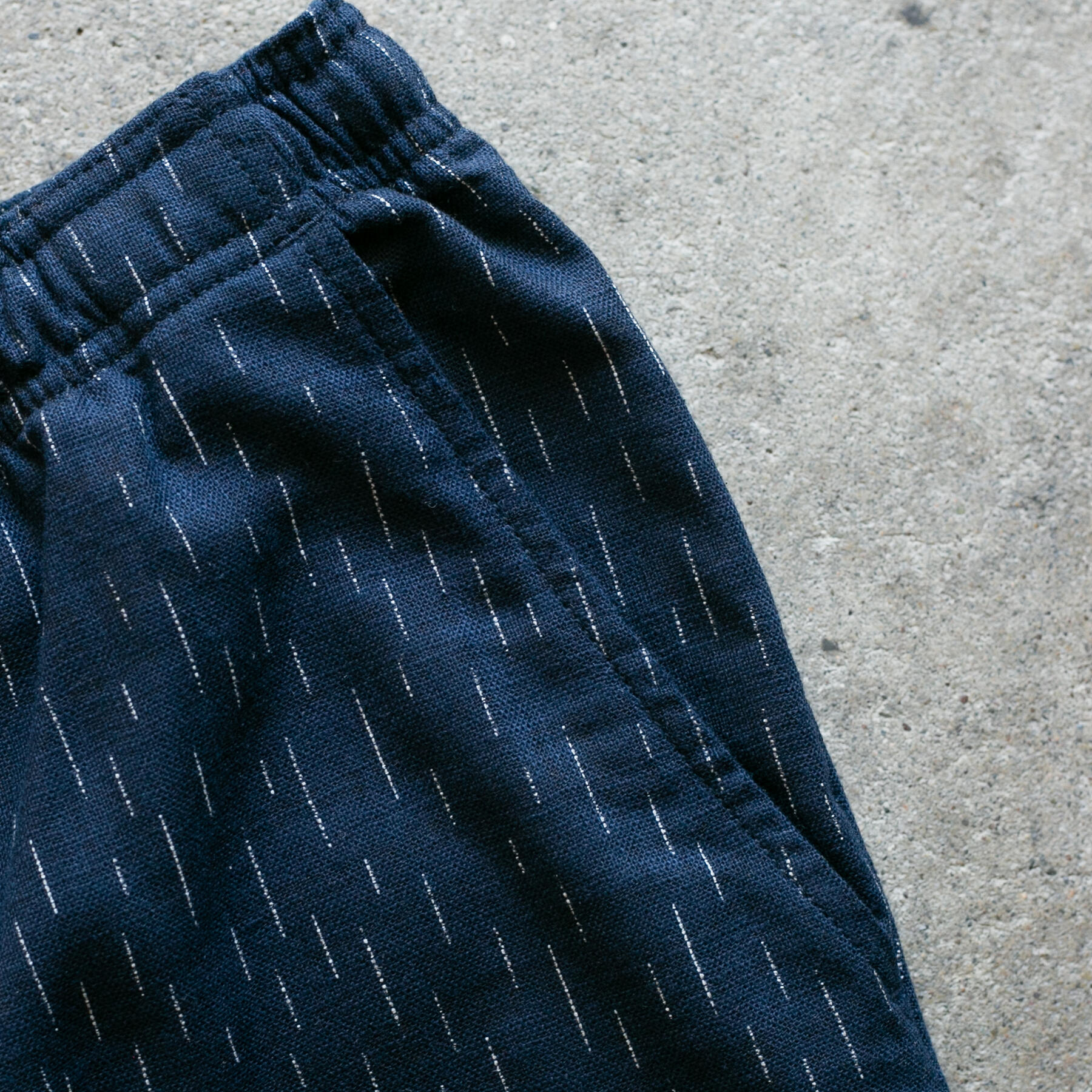 gustin #8 japan indigo rain joggers