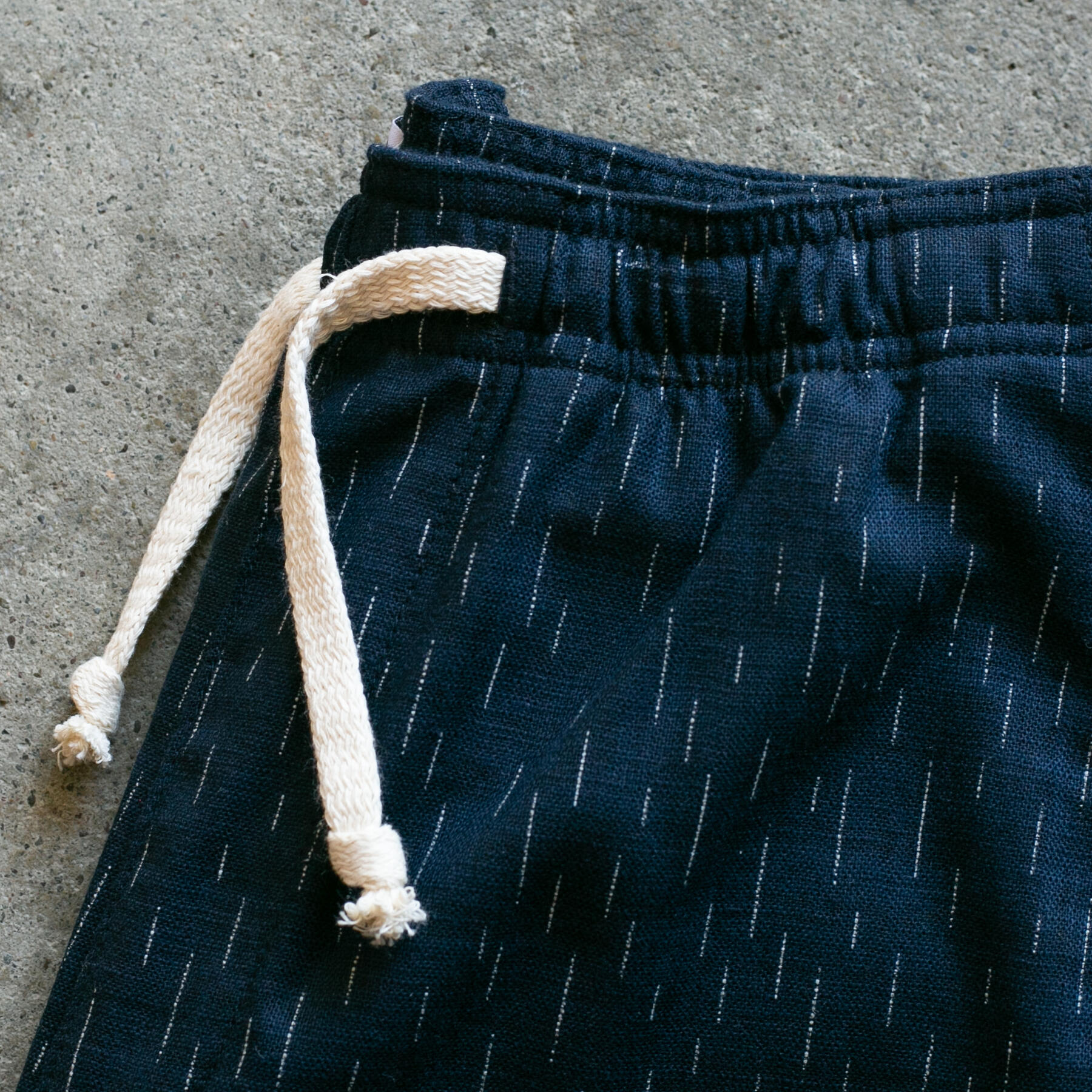 gustin #8 japan indigo rain joggers