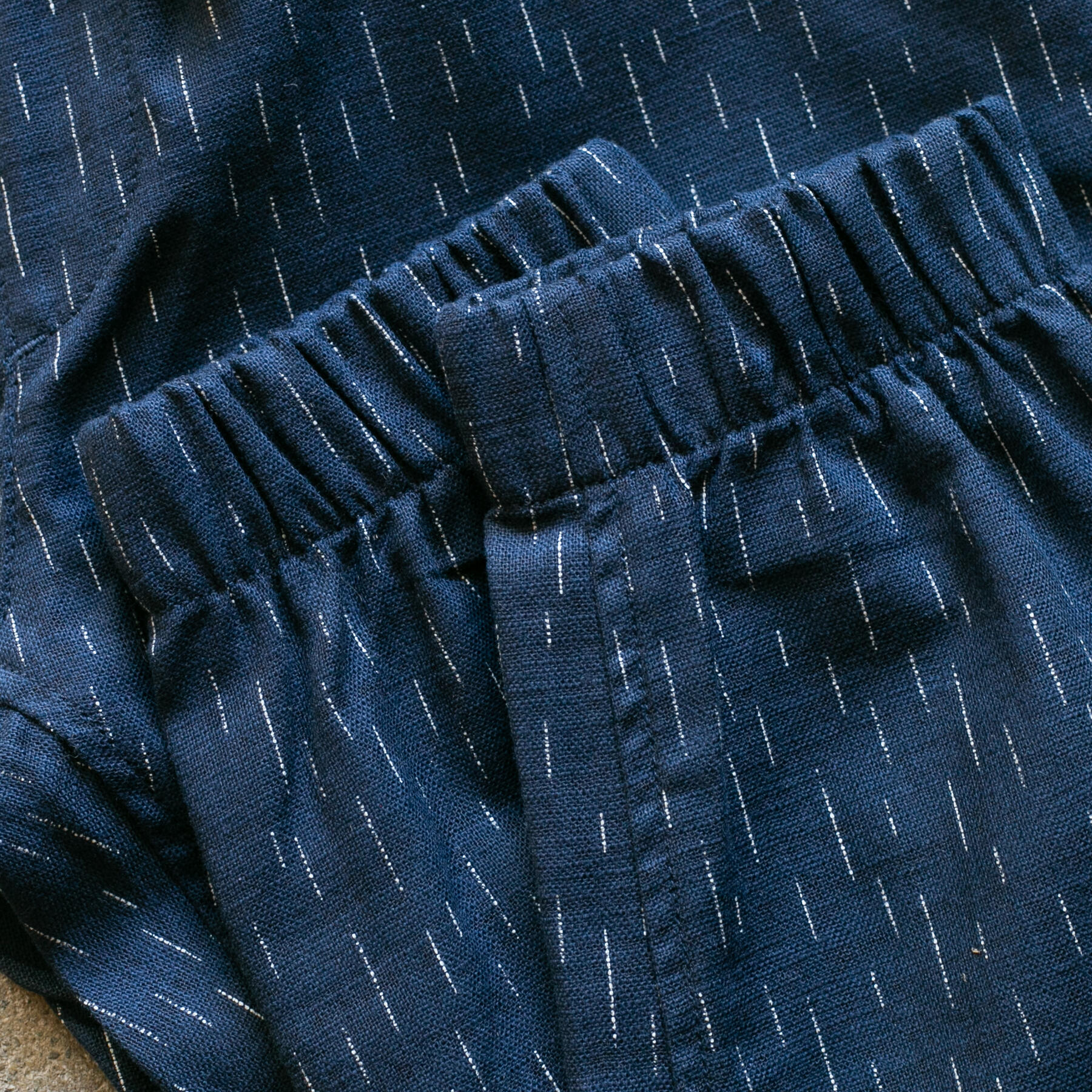 gustin #8 japan indigo rain joggers