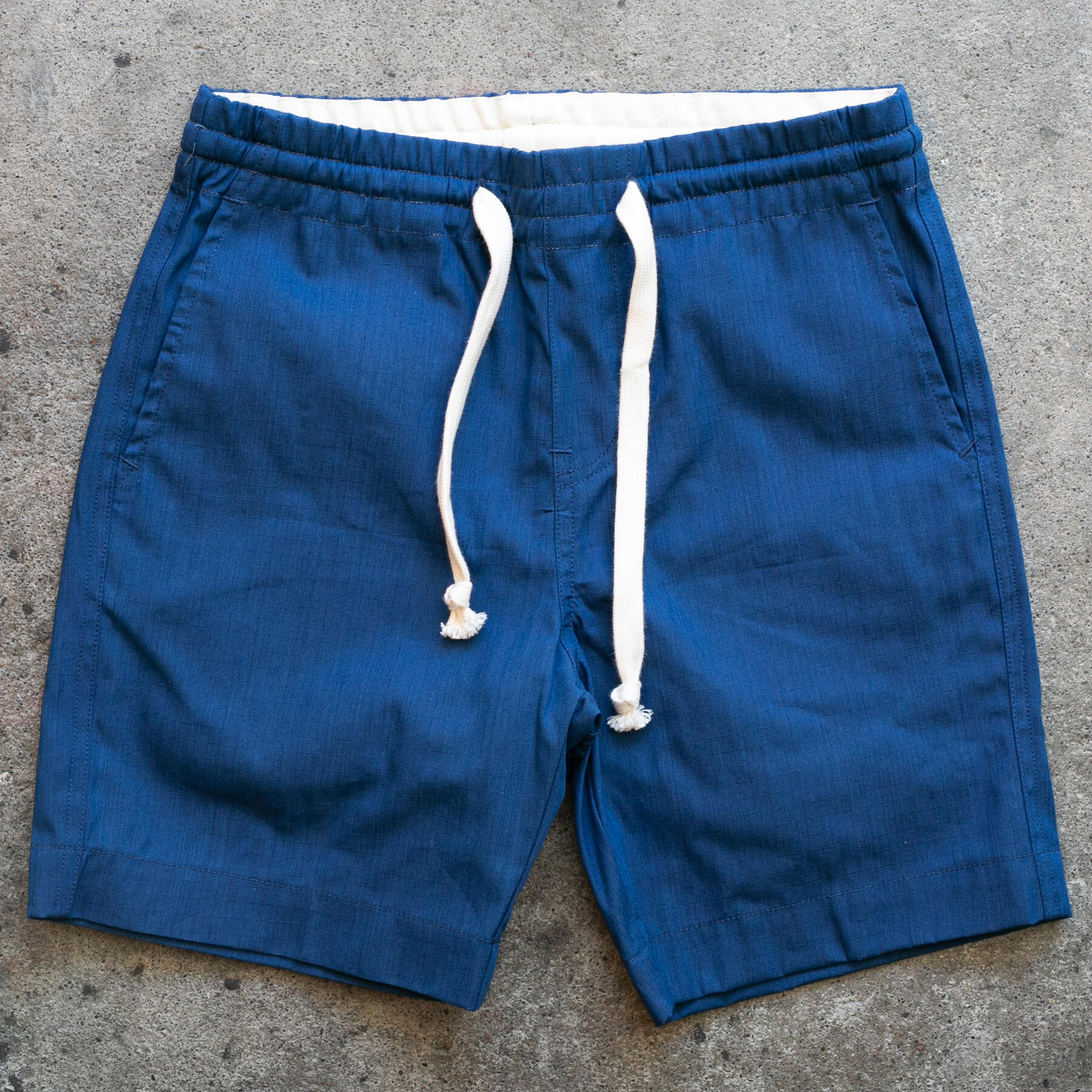 gustin #93 indigo ripstop shorts - cobalt