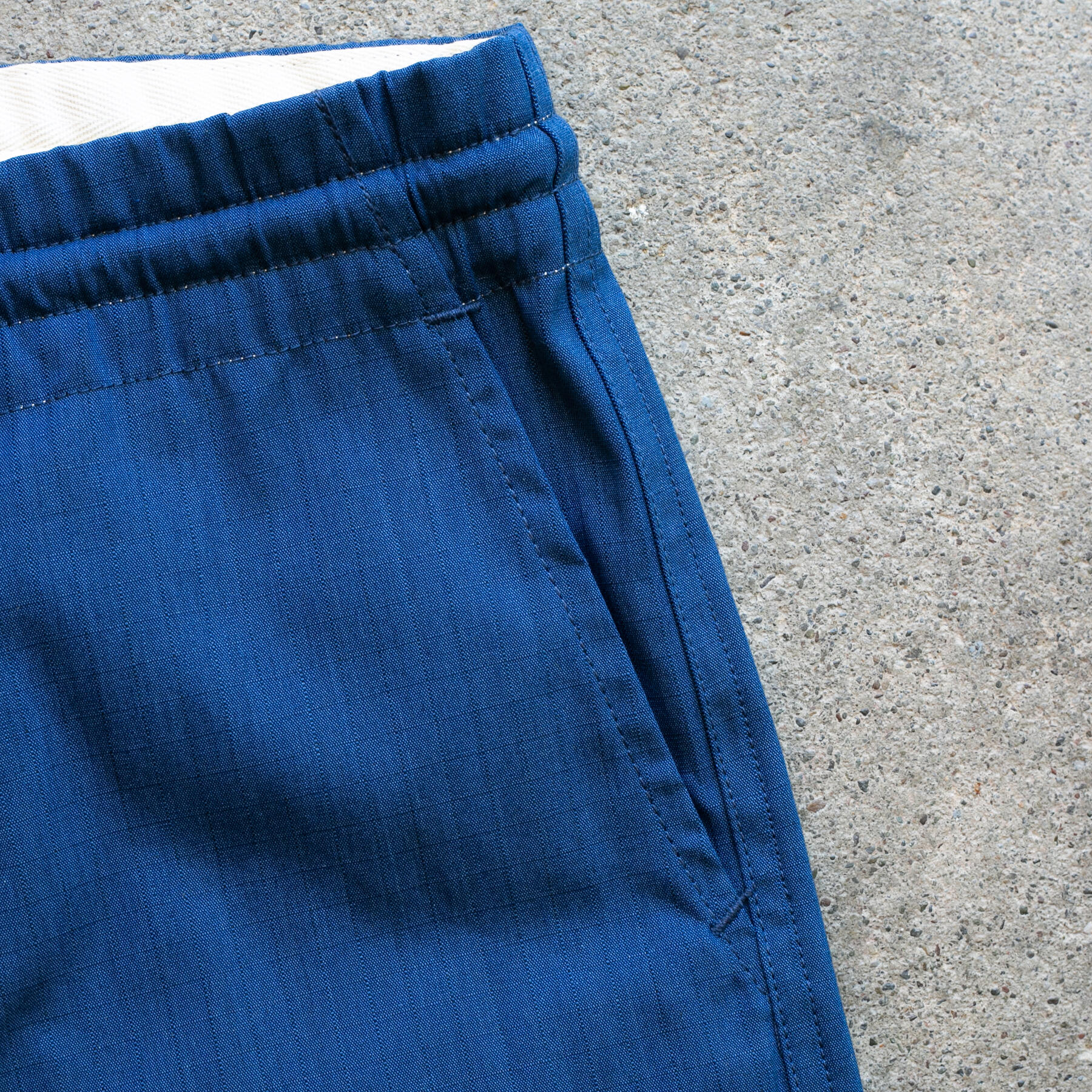 gustin #93 indigo ripstop shorts - cobalt