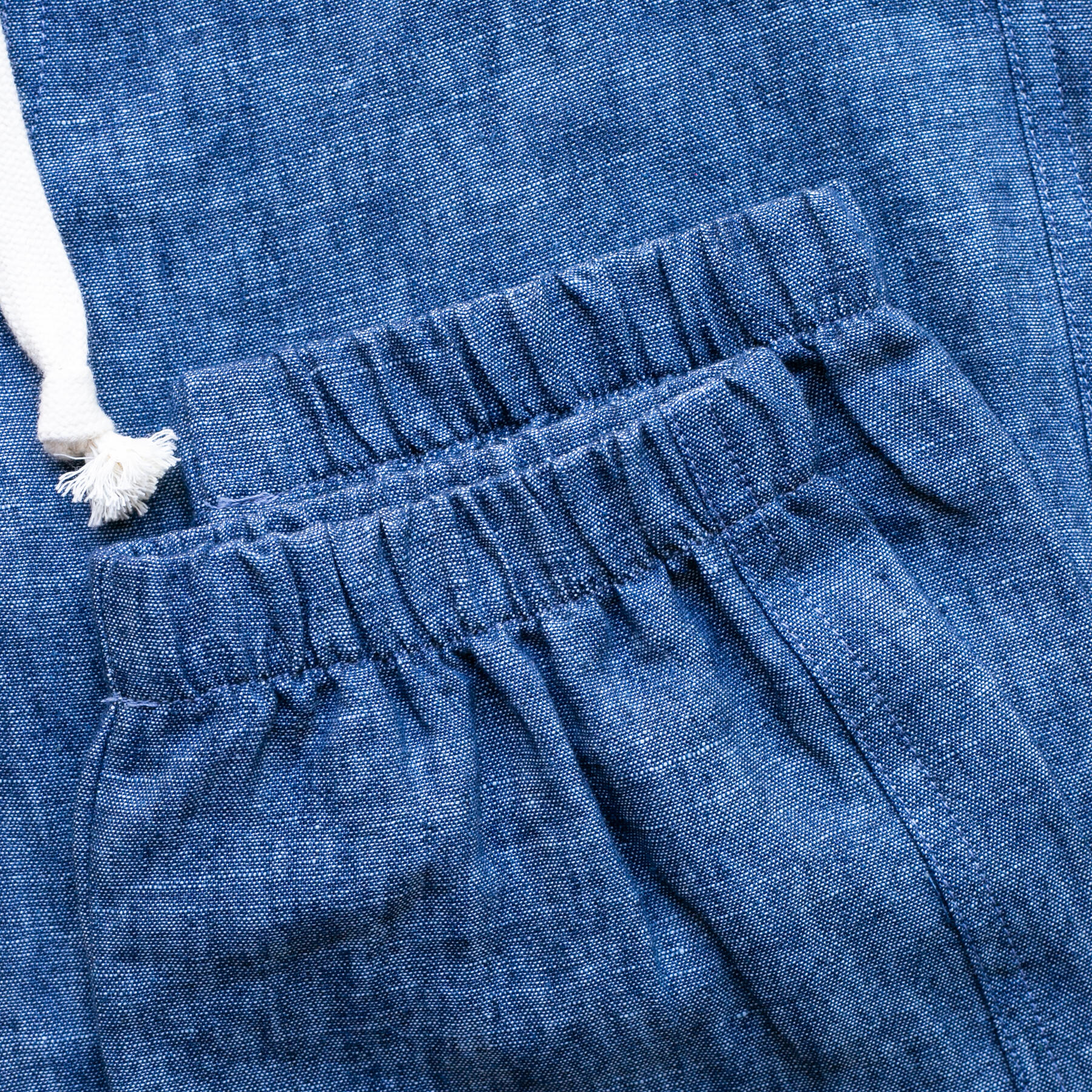 gustin linen 100 indigo chambray joggers
