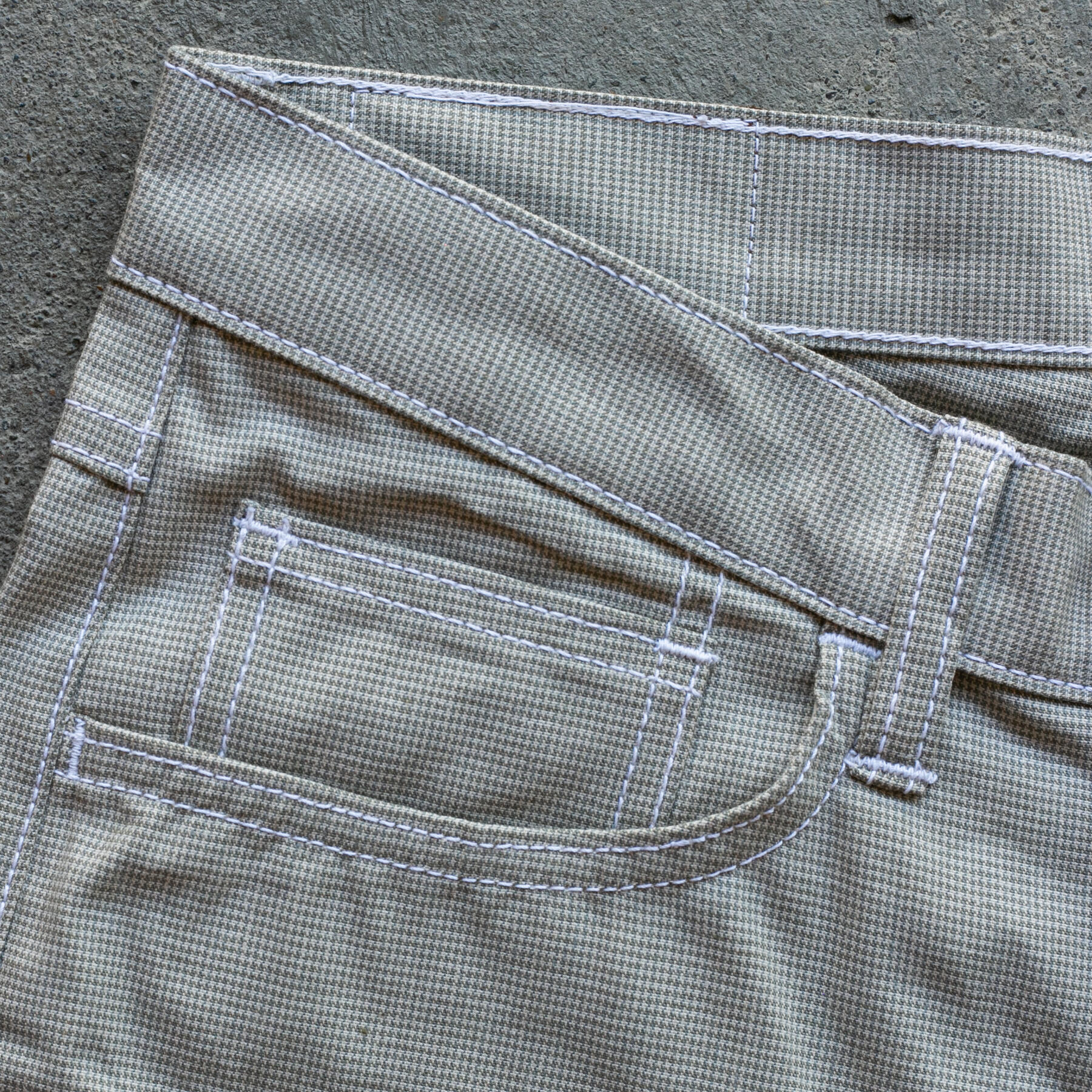 gustin #356 italy olive houndstooth 5 pocket