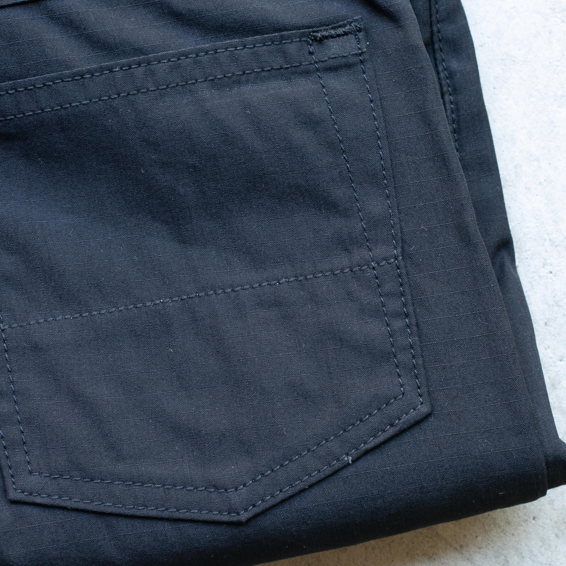 gustin #414 ripstop 5 pocket - blackxblack