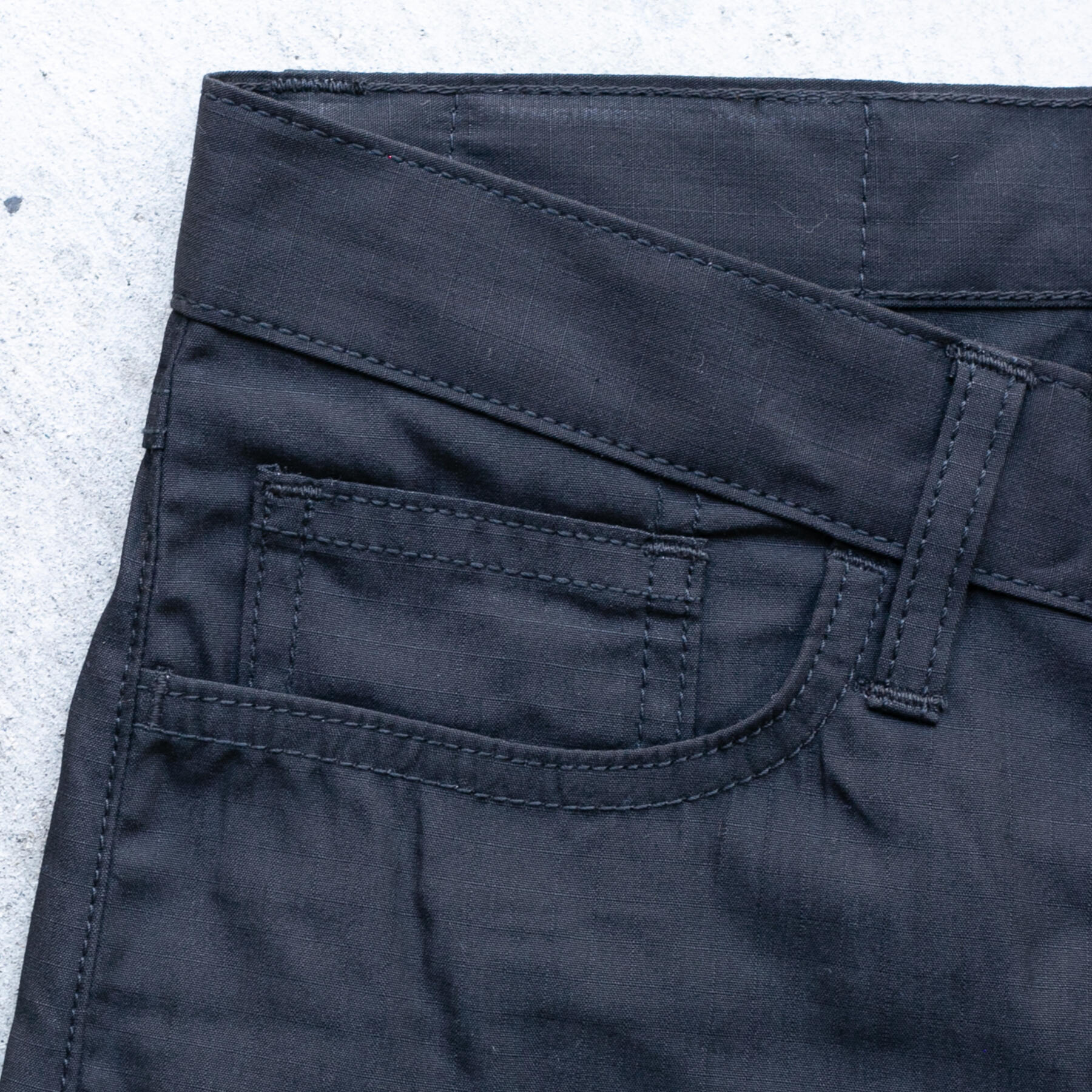 gustin #414 ripstop 5 pocket - blackxblack