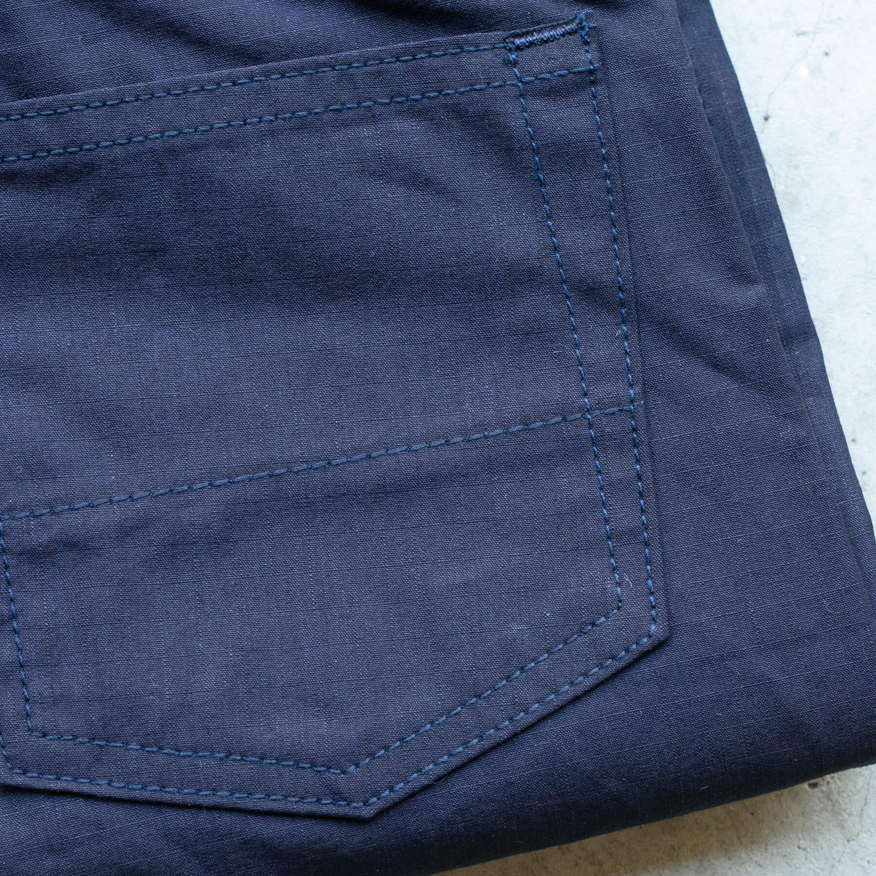 gustin #412 indigo ripstop 5 pocket - indigoxindigo