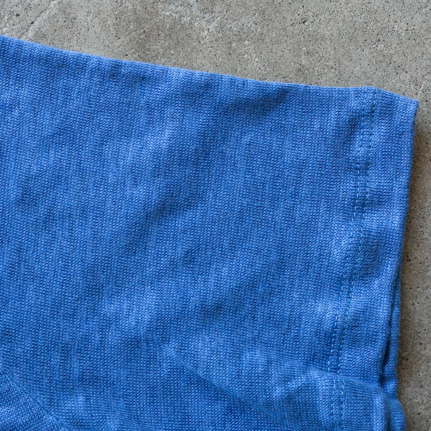 gustin belgian linen t-shirt - true blue