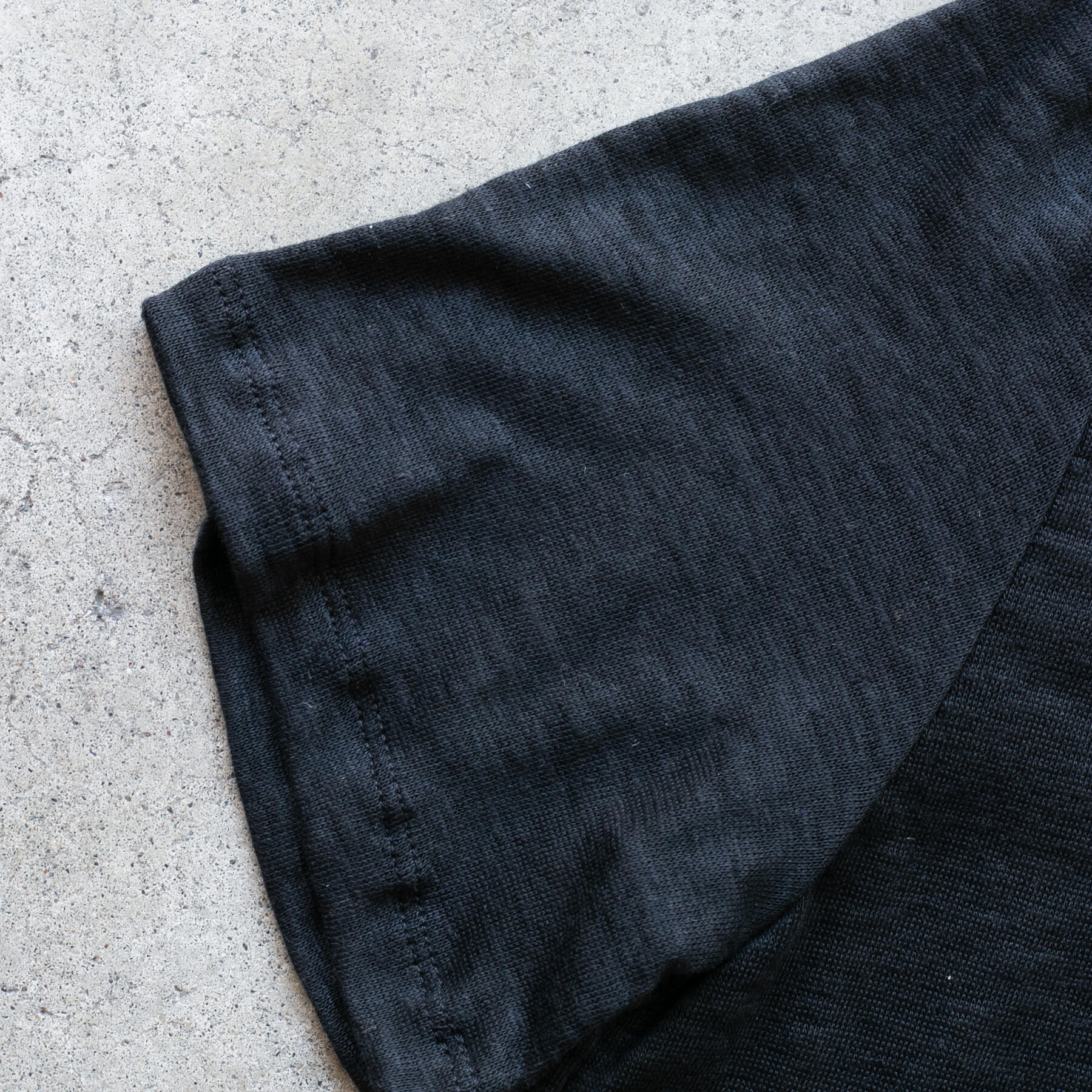 gustin belgian linen t-shirt - black