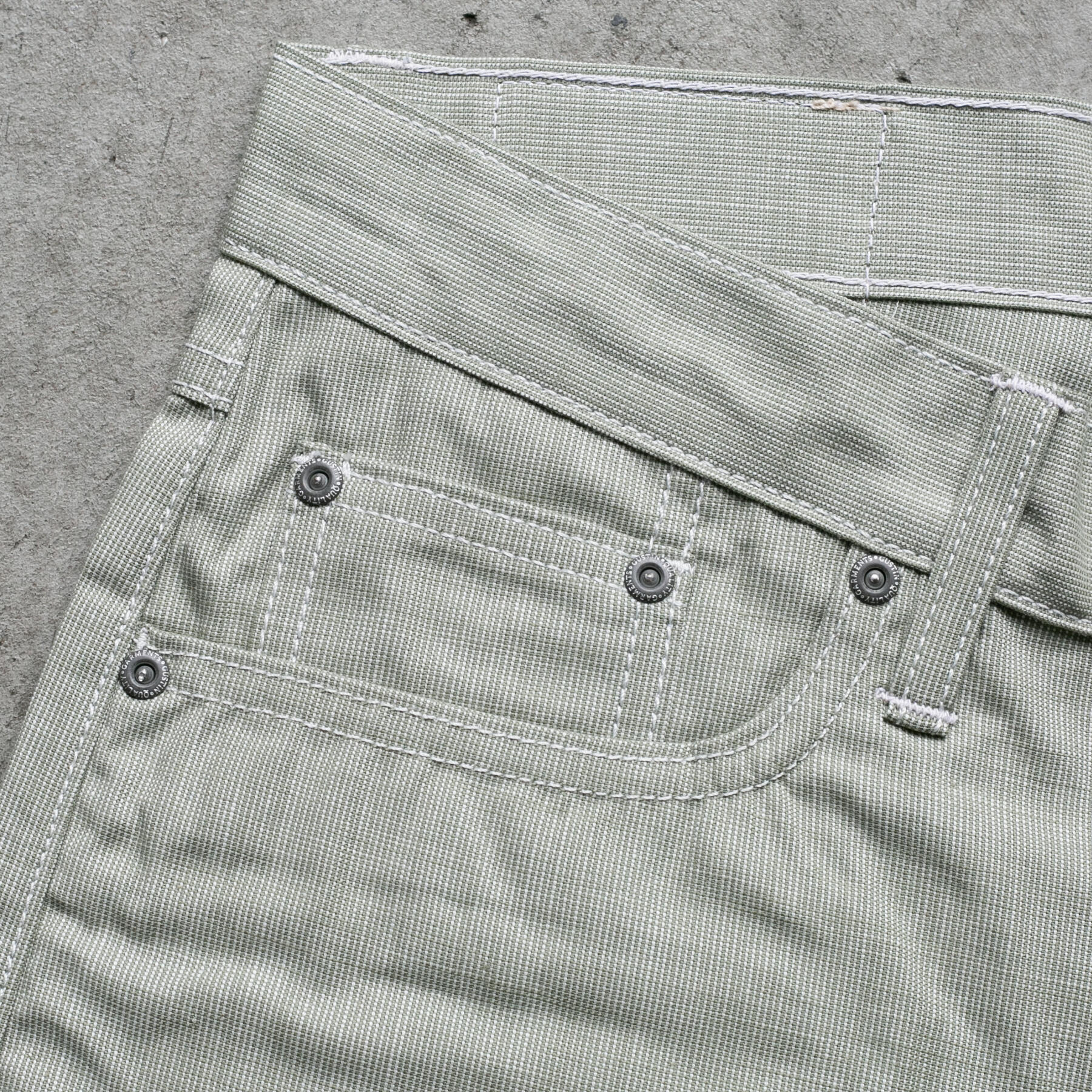 gustin #546 selvedge moss jacquard