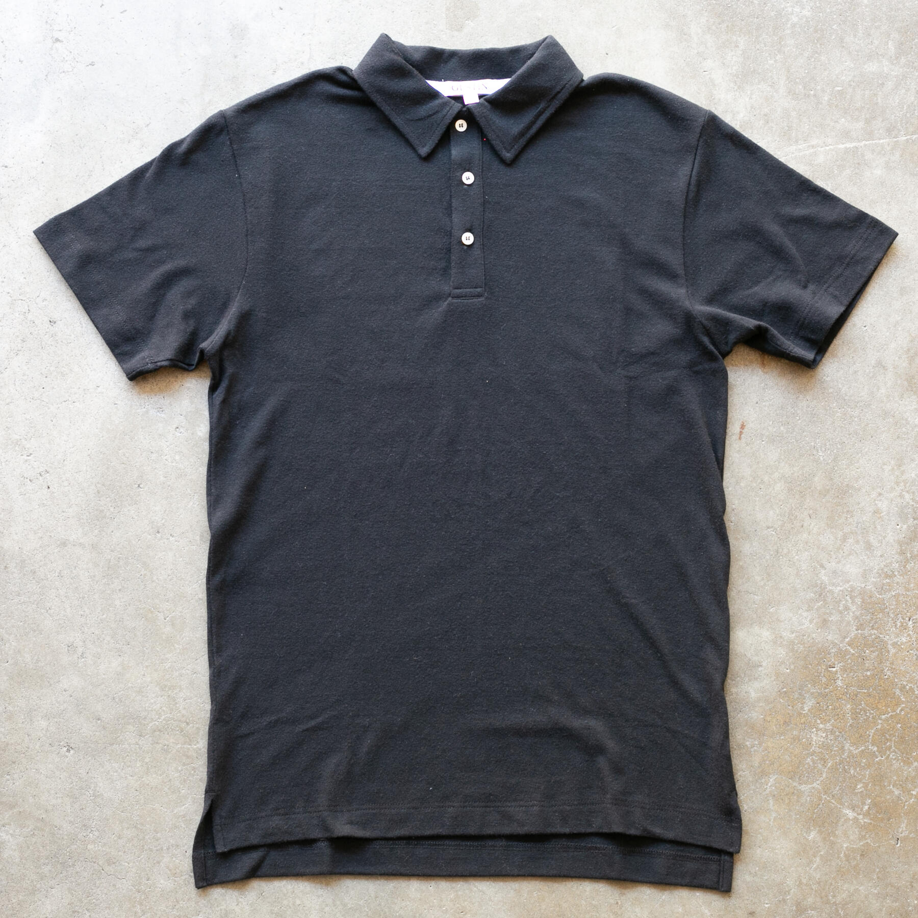 gustin heather polo - black