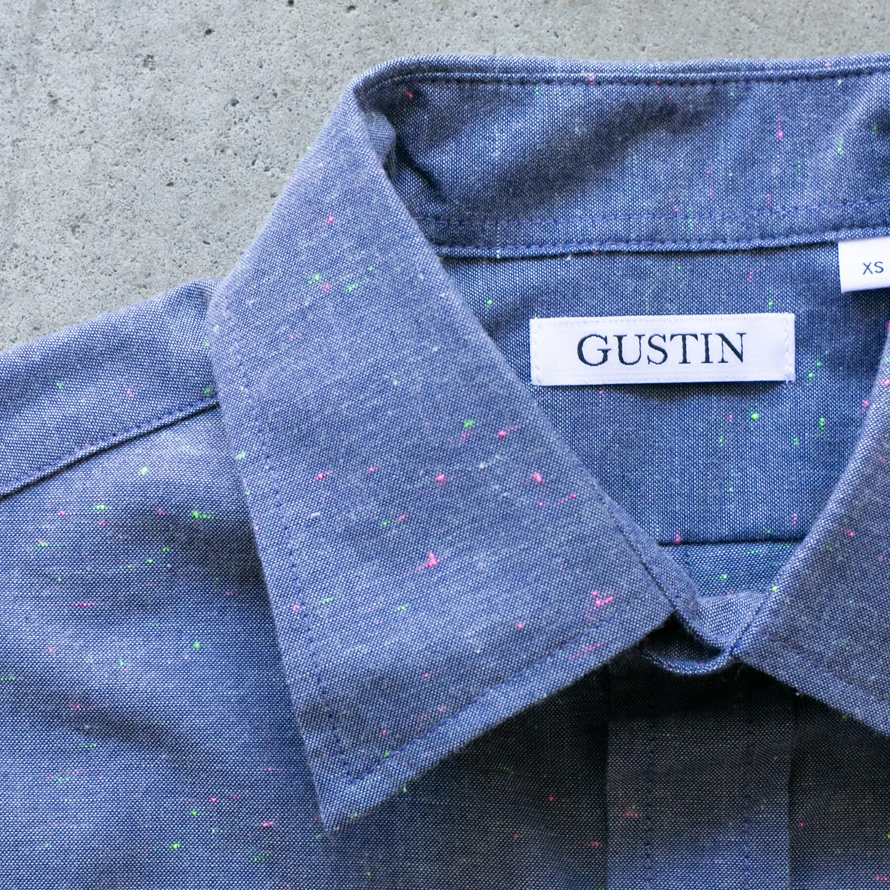 gustin #1251 rainbow nep shirt