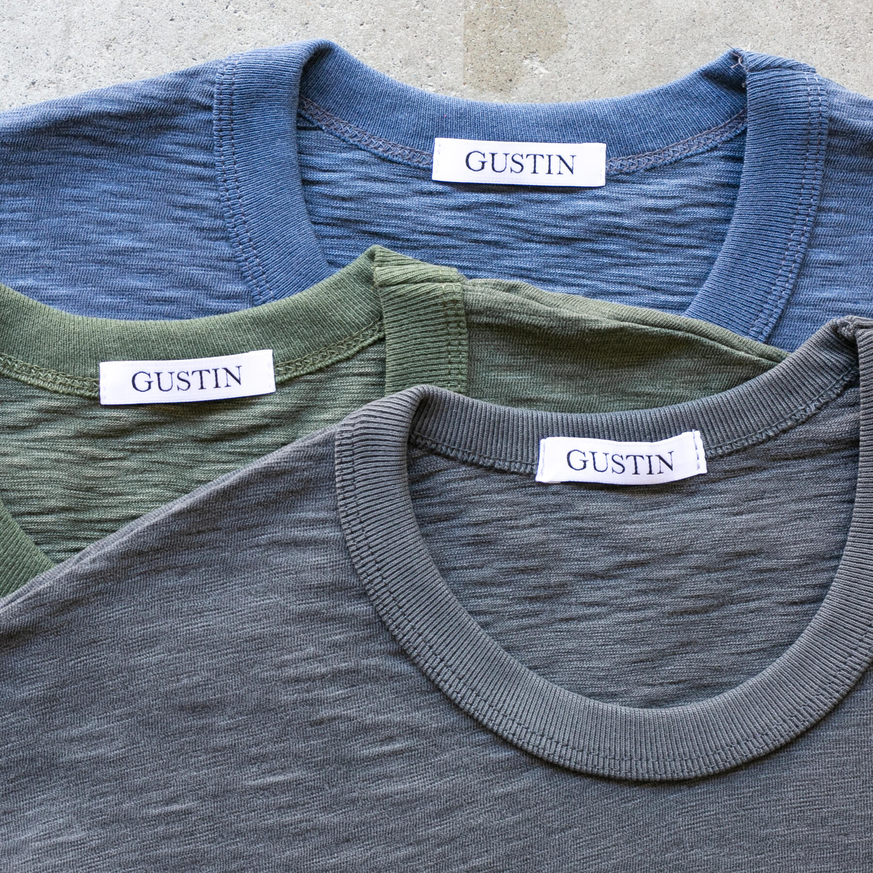 gustin monster slub t-shirt vintage collection