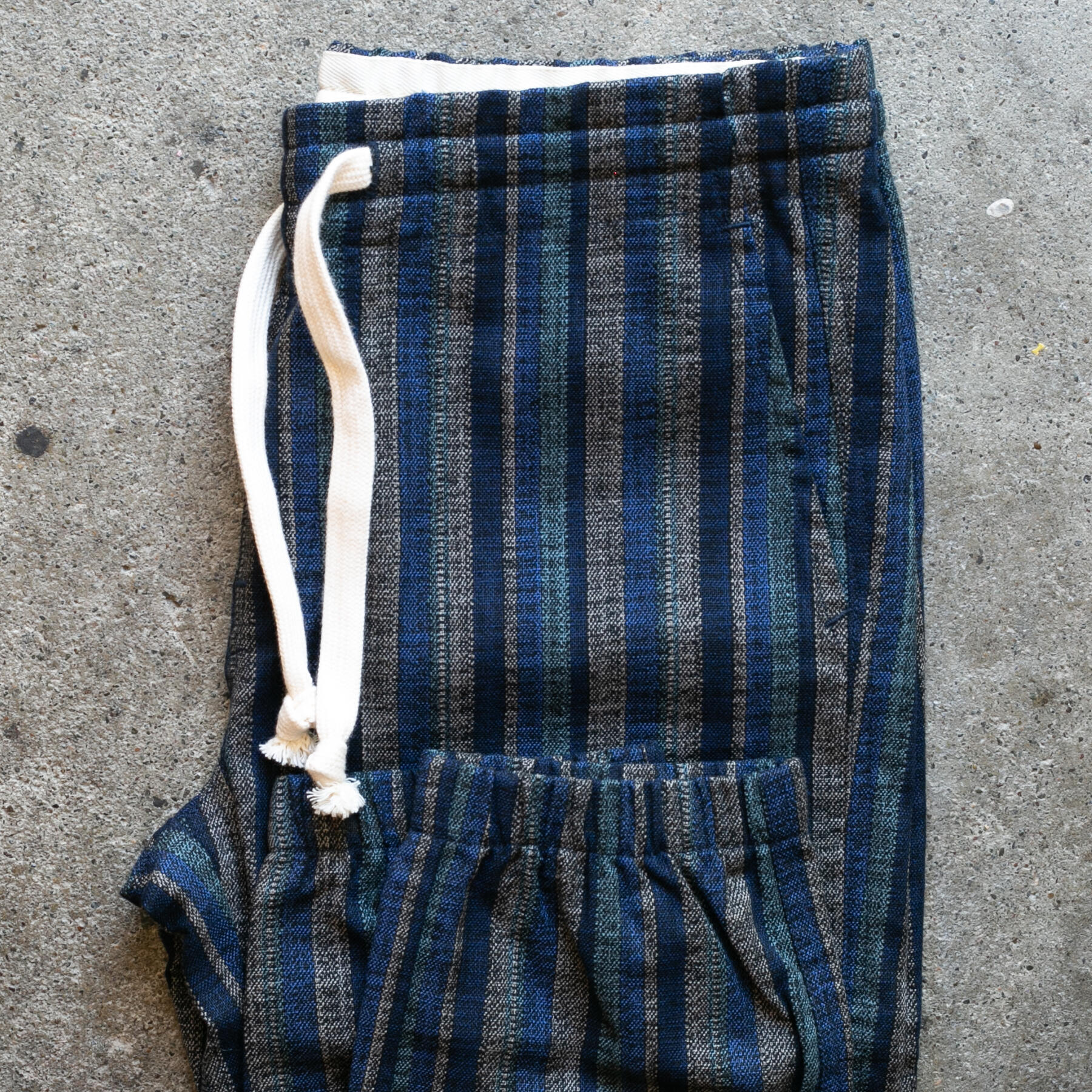 gustin japan retro bowling stripe joggers - blue