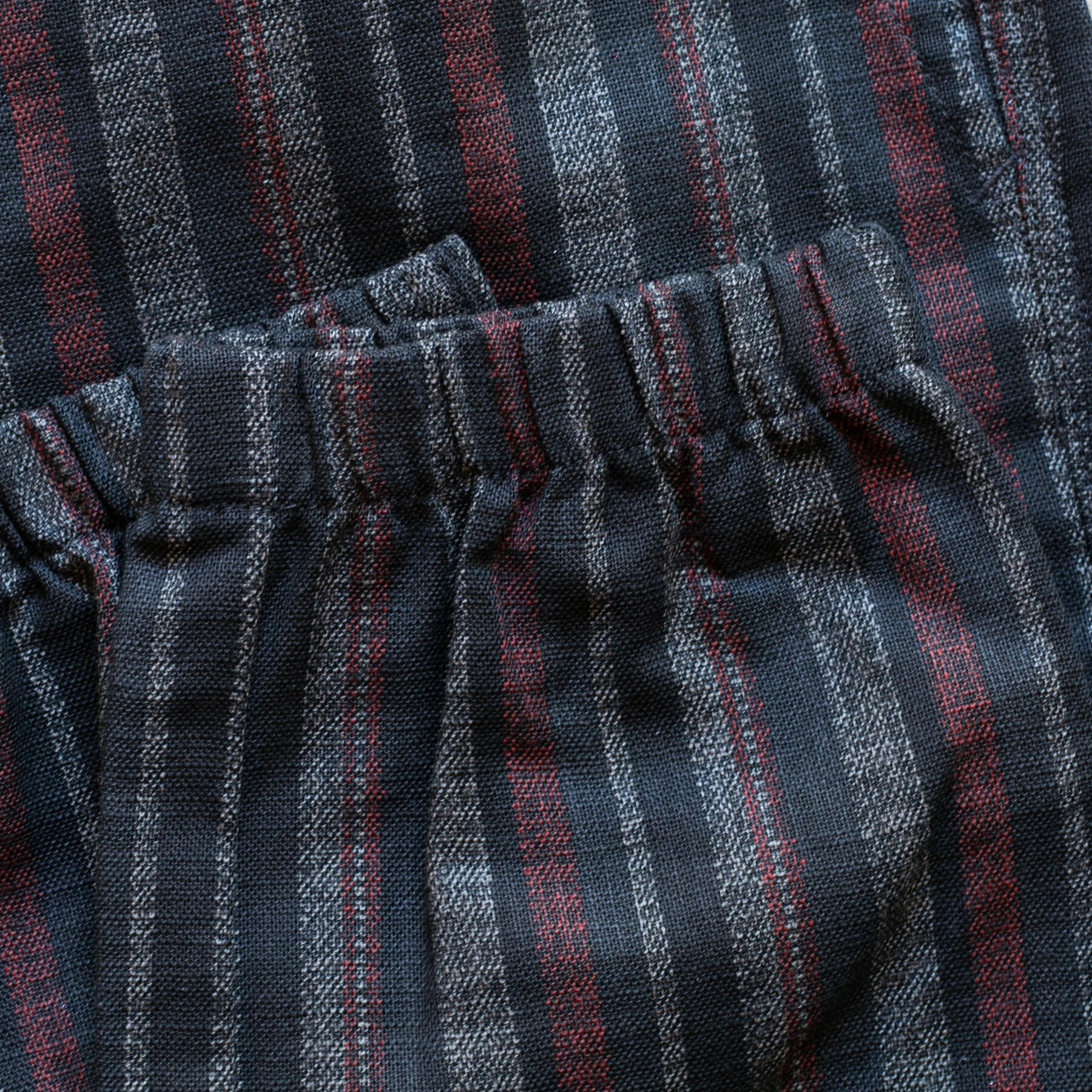 gustin japan retro bowling stripe joggers - black