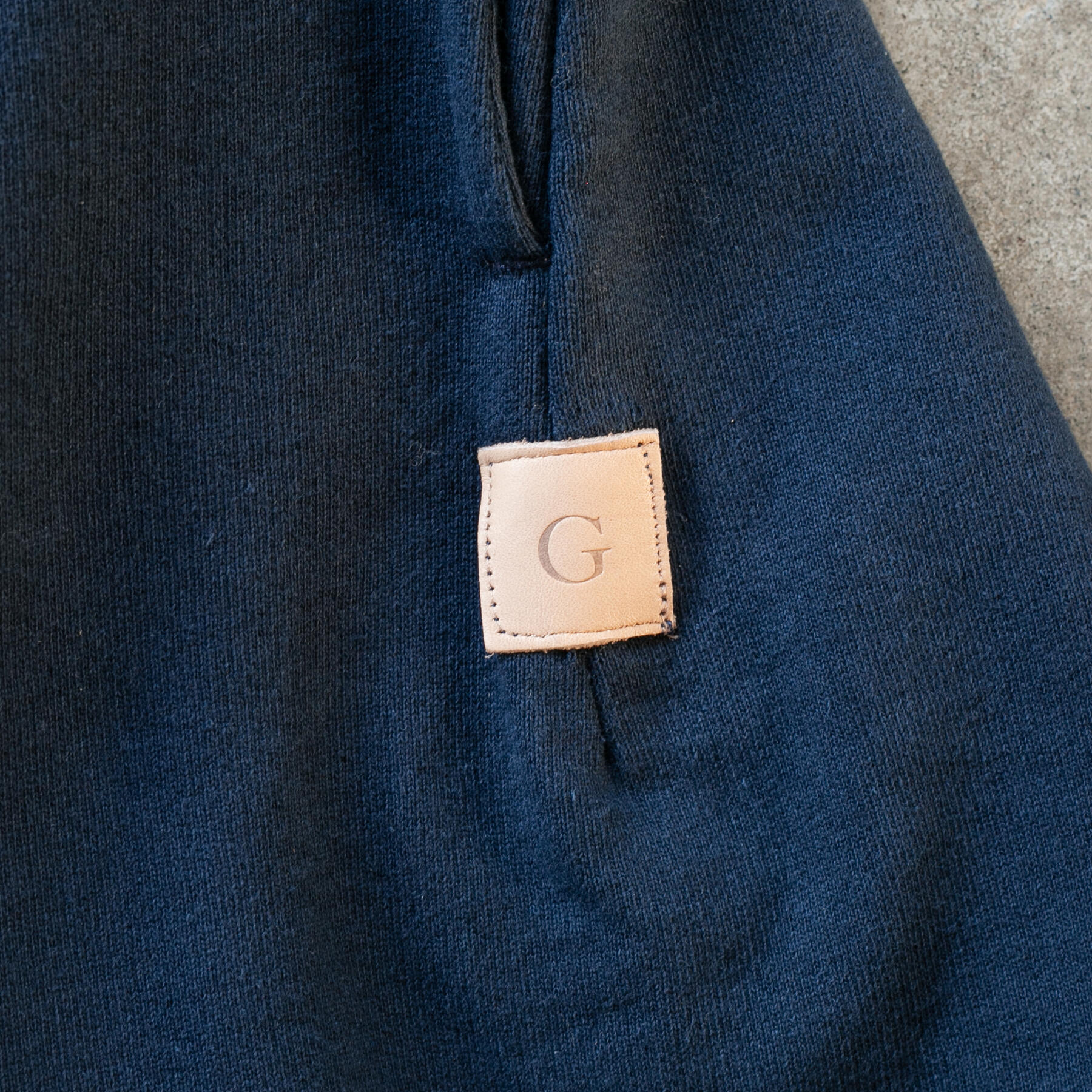gustin vintage heavyweight sweatshorts - navy