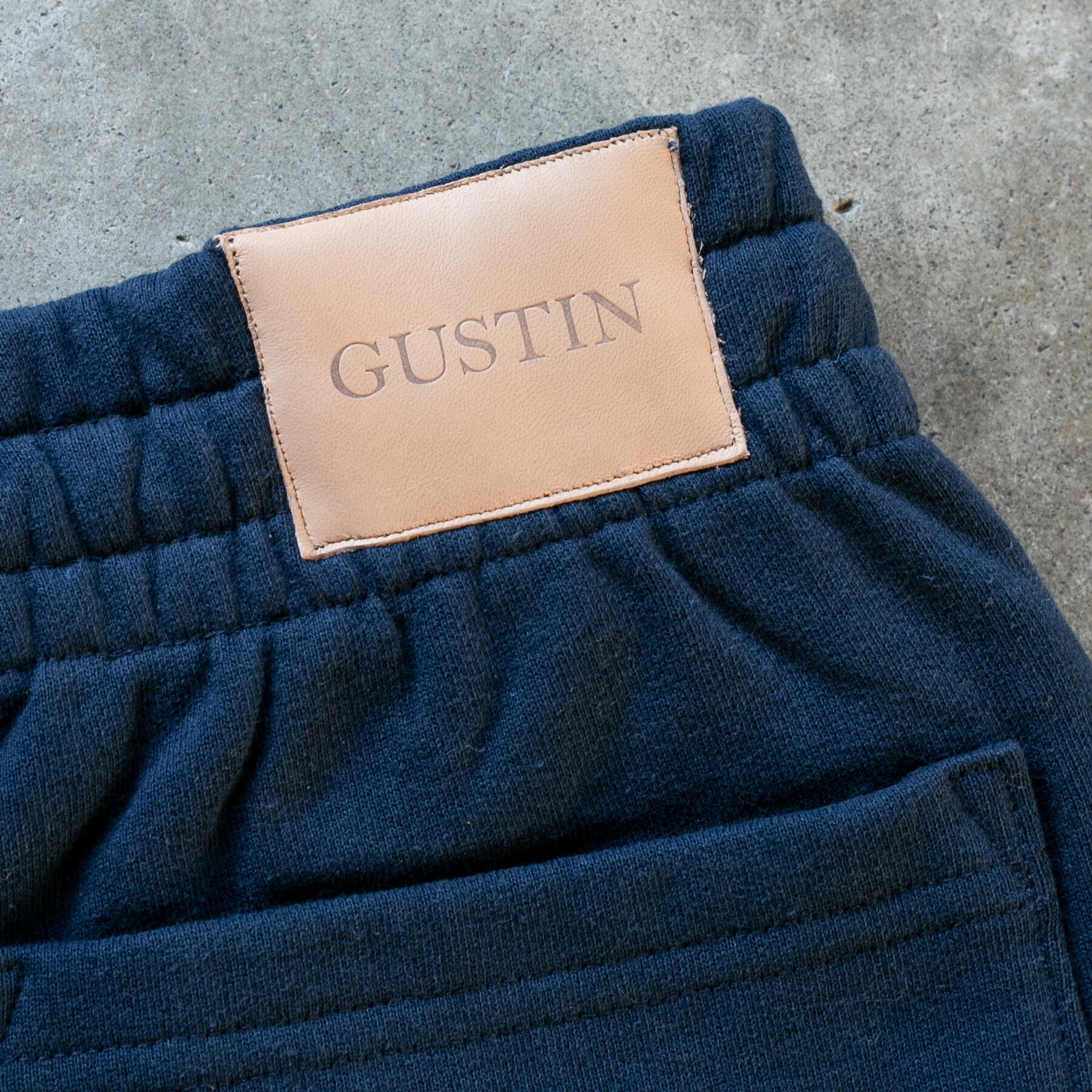 gustin vintage heavyweight sweatshorts - navy