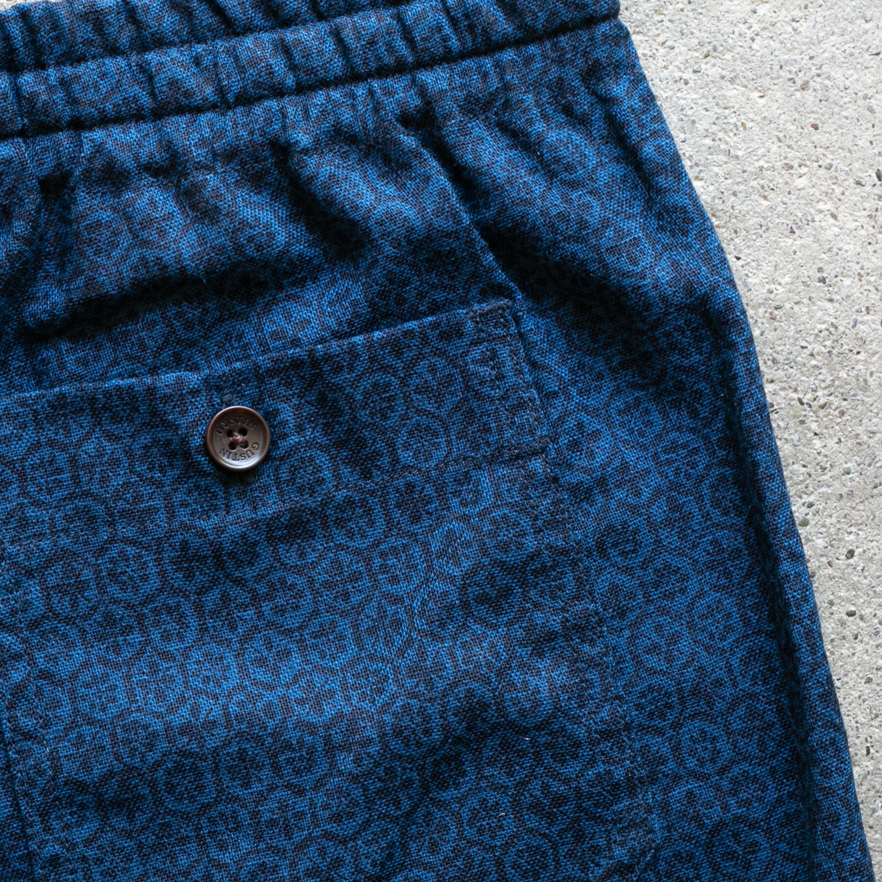 gustin japan hex grid joggers - royal
