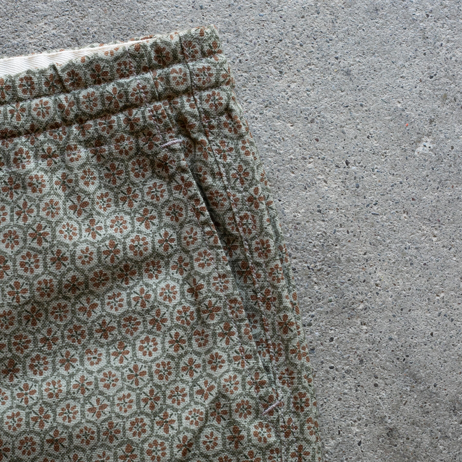 gustin japan hex grid joggers - moss
