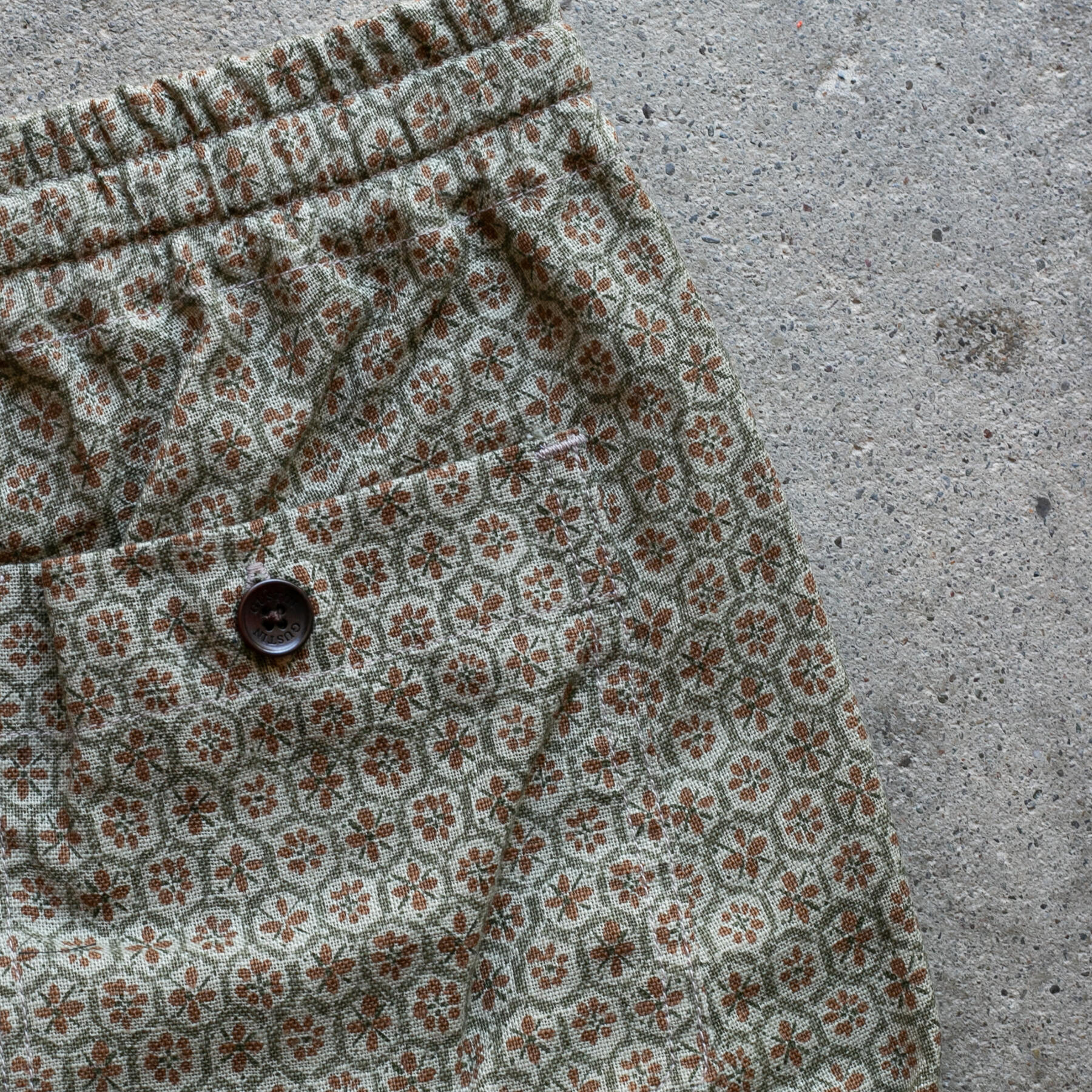 gustin japan hex grid joggers - moss