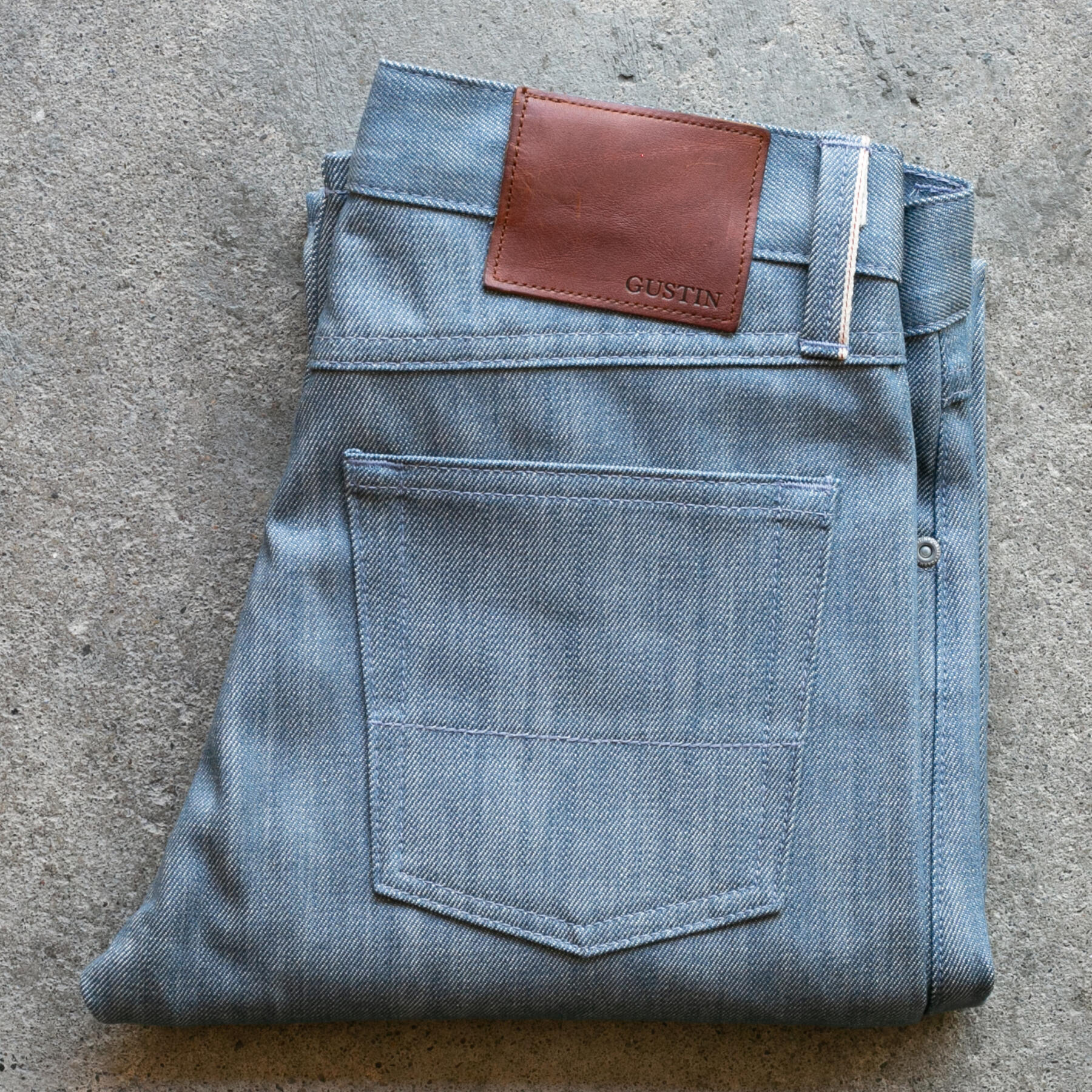 gustin #591 italy blue flame selvedge