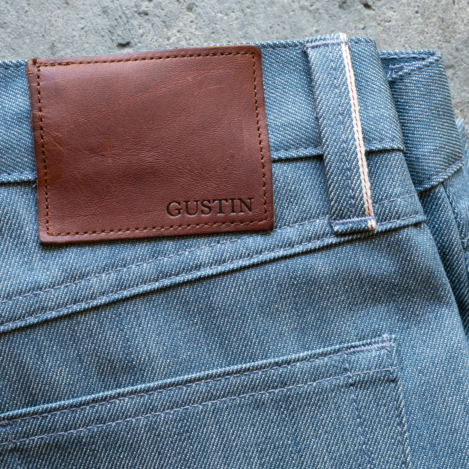 gustin #591 italy blue flame selvedge