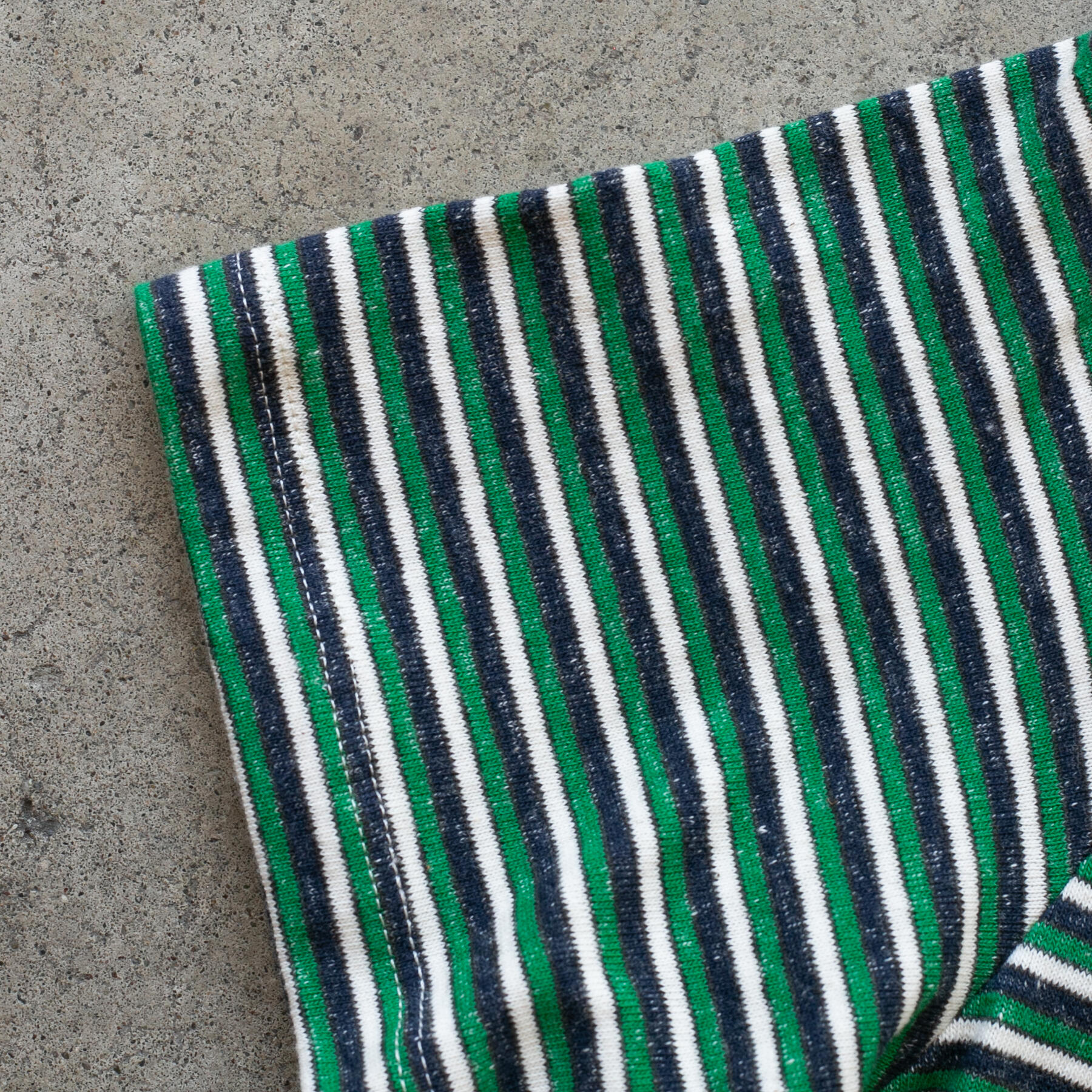 gustin 50s triple stripe t-shirt - blue green